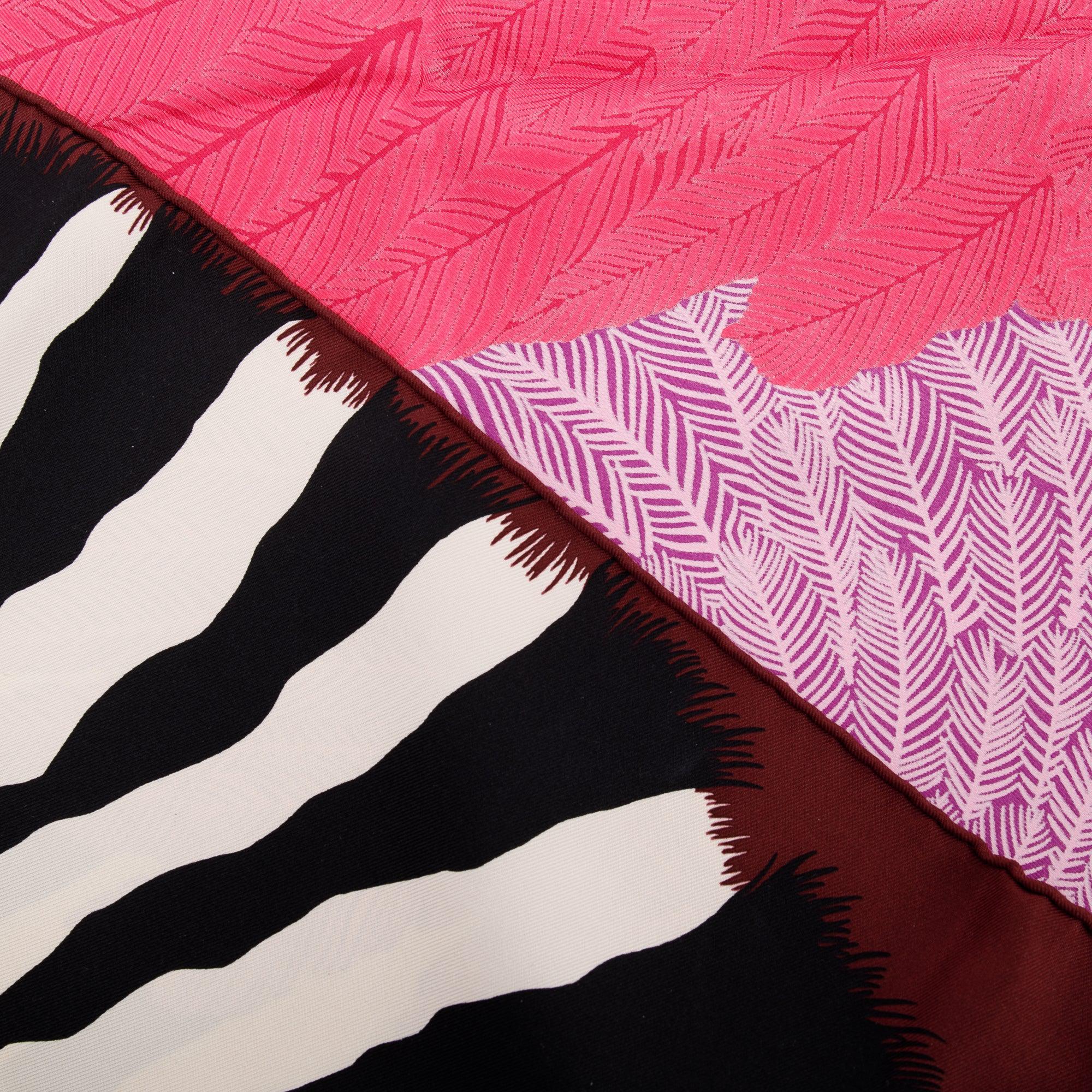 Hermes 'Zebra Pegasus by Alice Shirley' Silk Scarf 90 w/ Box