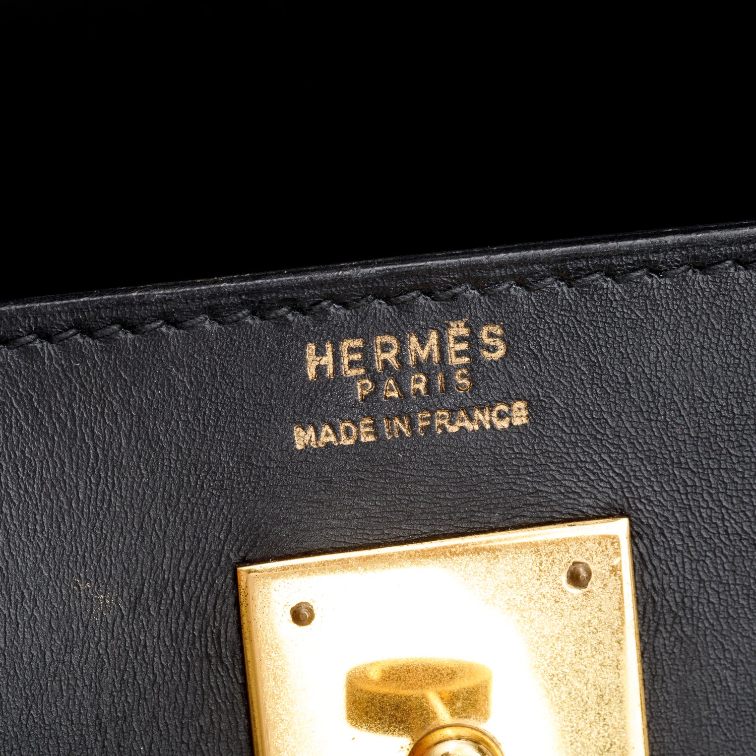 Hermes Noir Box Kelly Sellier 32