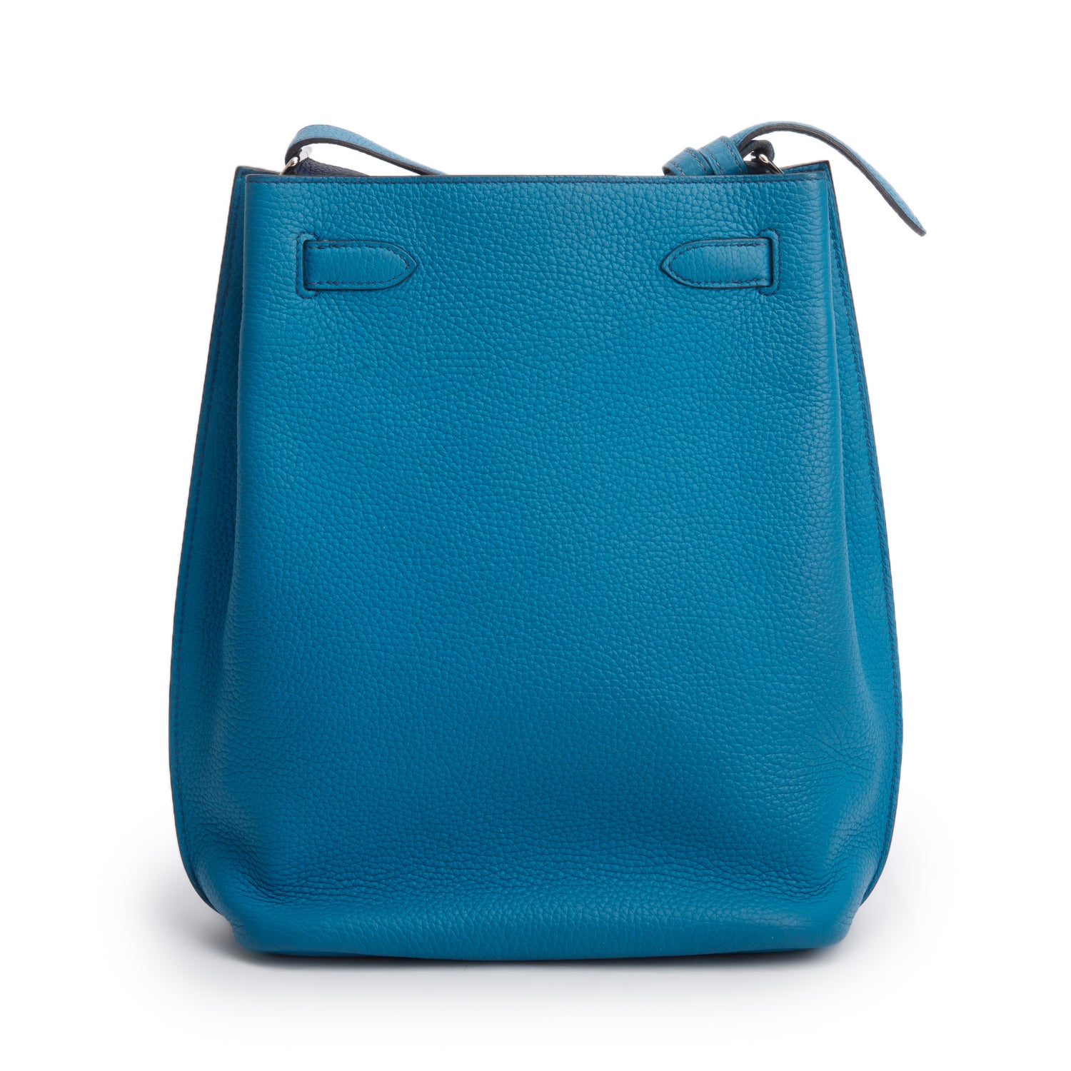 Hermes Bleu Izmir Togo Leather So Kelly 22 Bag