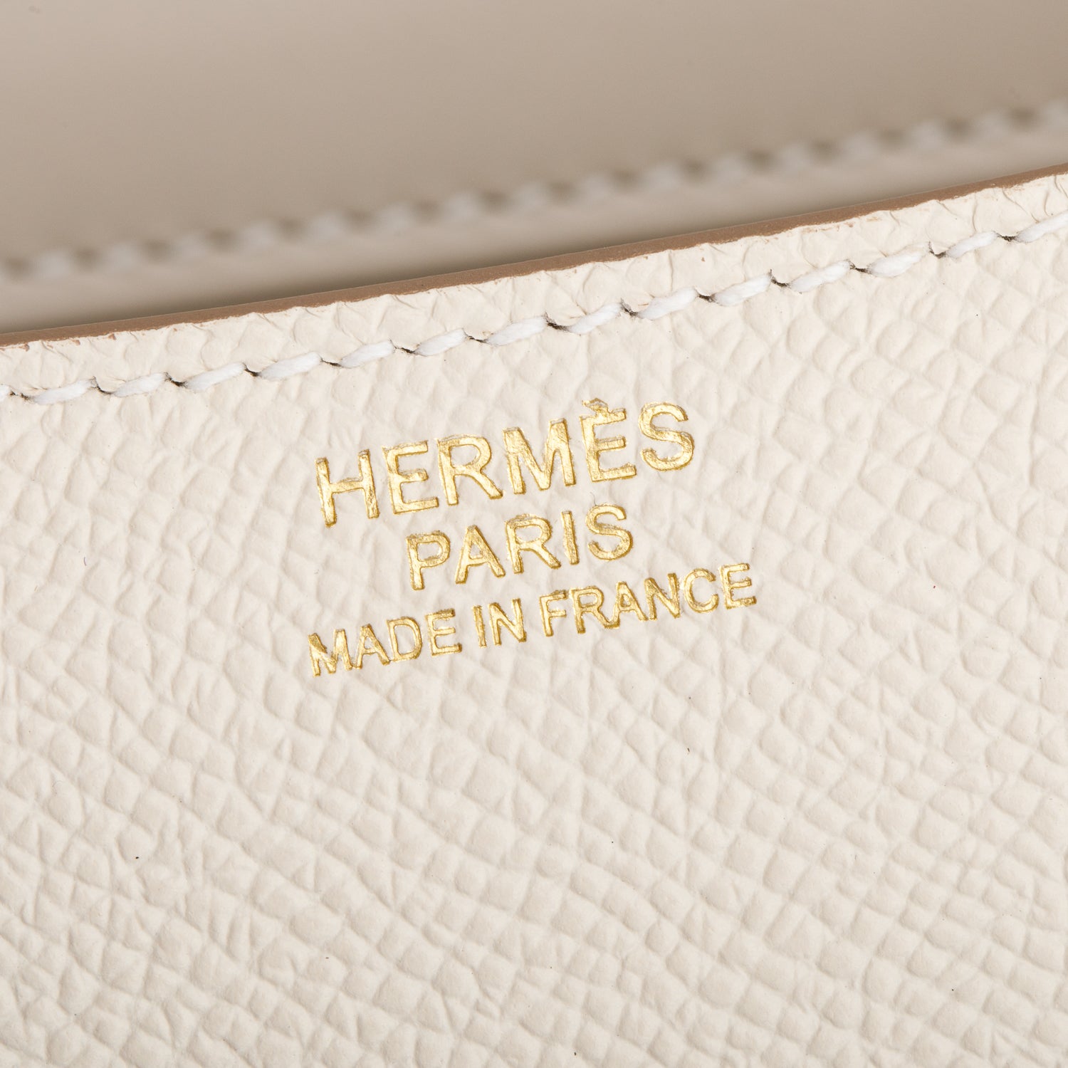 Hermes 2025 Craie Epsom Leather Constance 24 w/ Box & Receipt