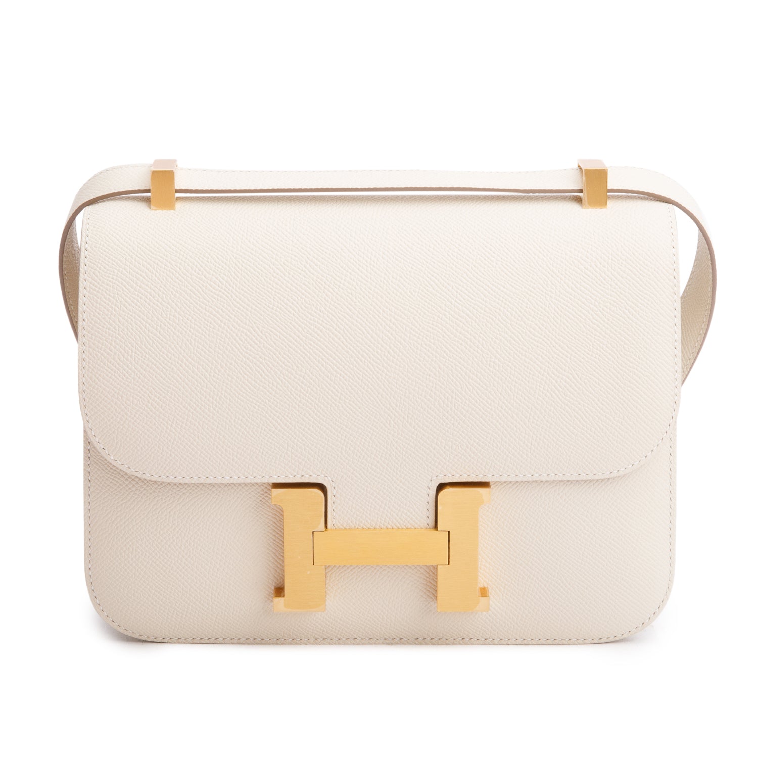 Hermes 2025 Craie Epsom Leather Constance 24 w/ Box & Receipt