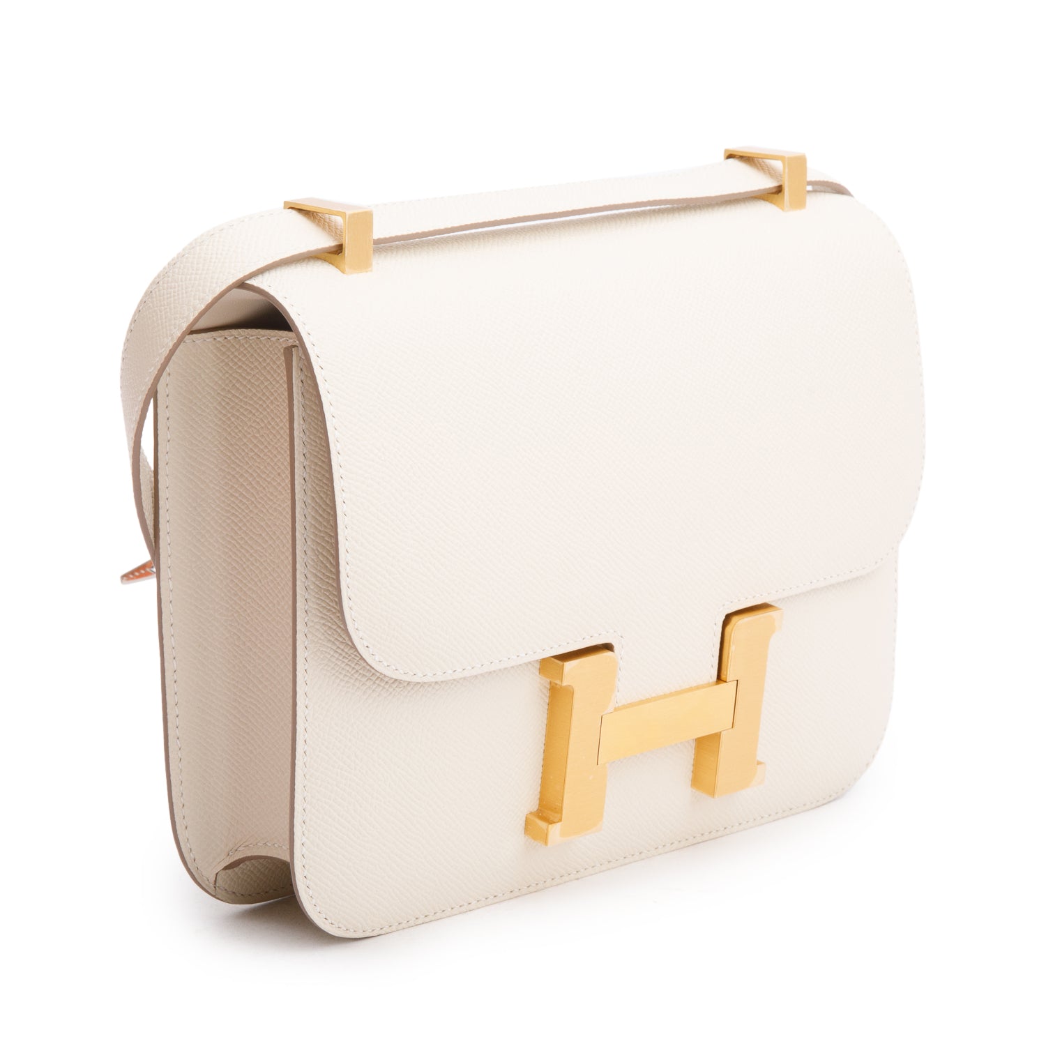 Hermes 2025 Craie Epsom Leather Constance 24 w/ Box & Receipt