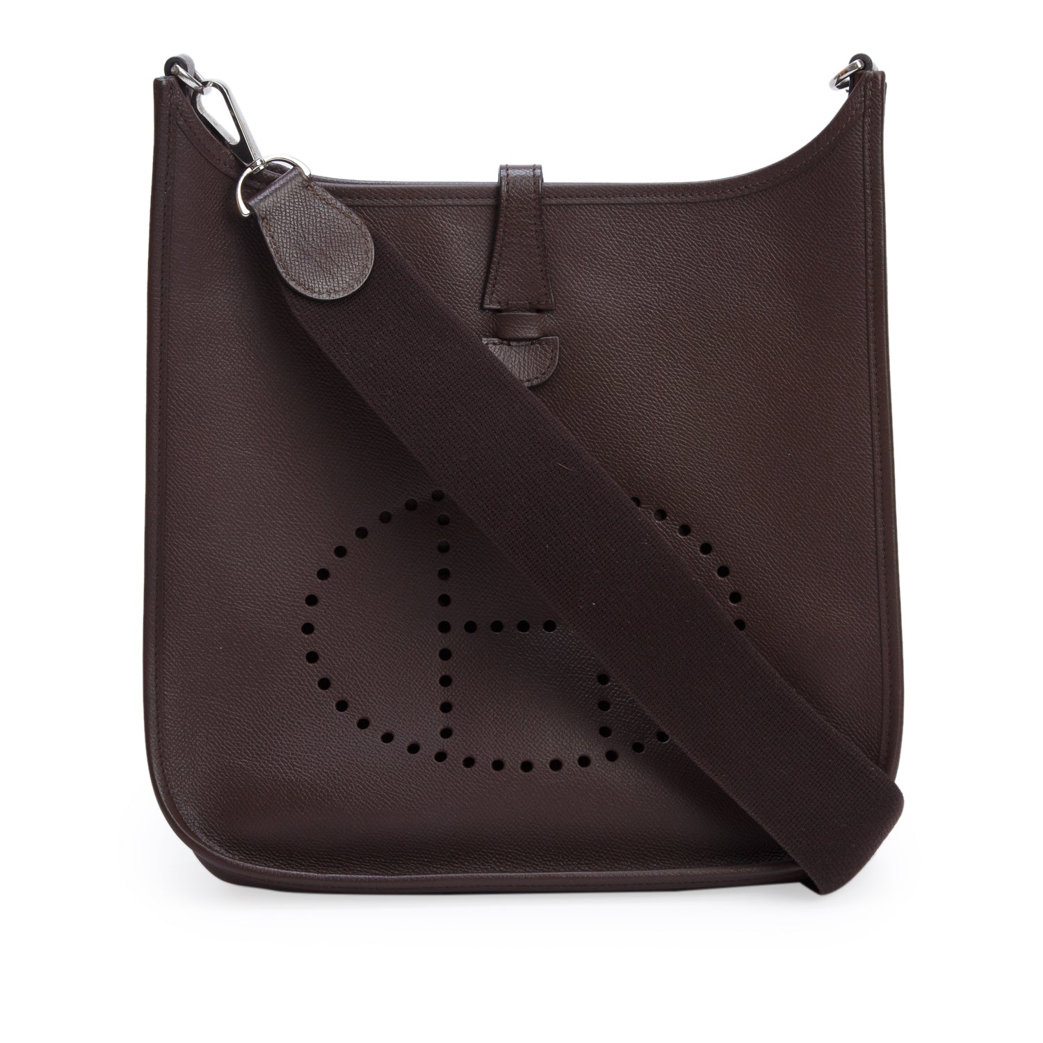 Hermes Chocolate Epsom Evelyne 29 Bag