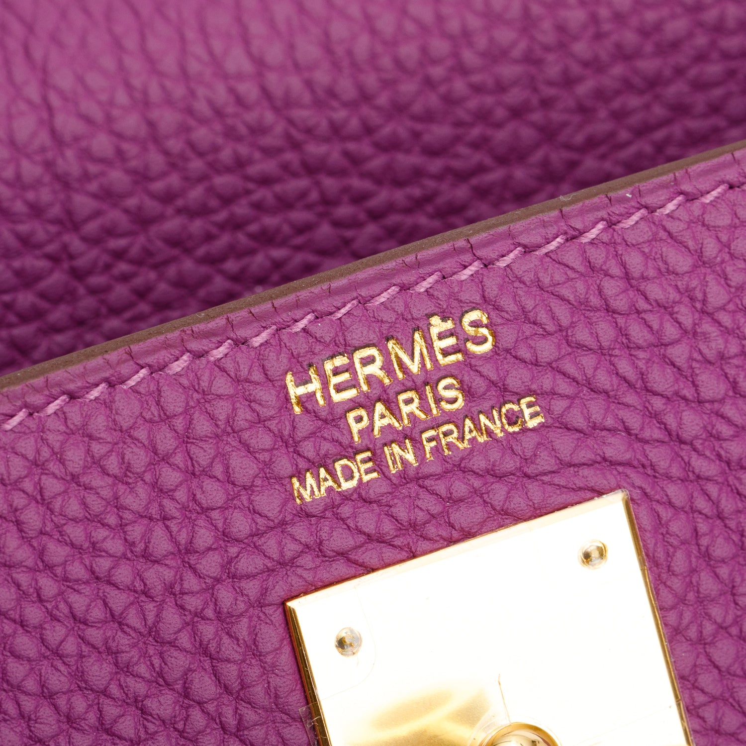 Hermes Anemone Clemence Kelly Retourne 35 w/ Strap
