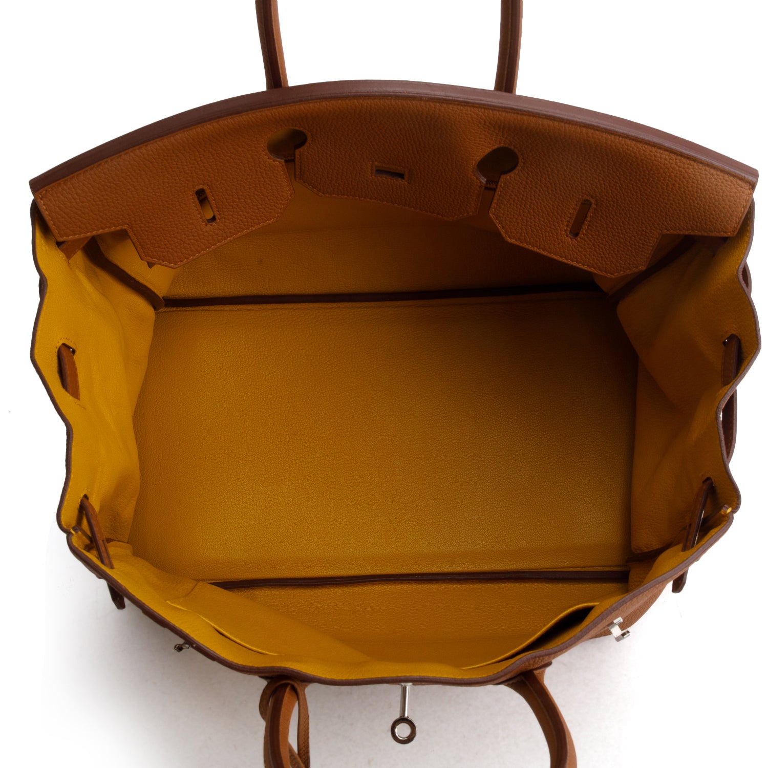 Hermes Gold Ambre Togo/Swift Officier Birkin 35