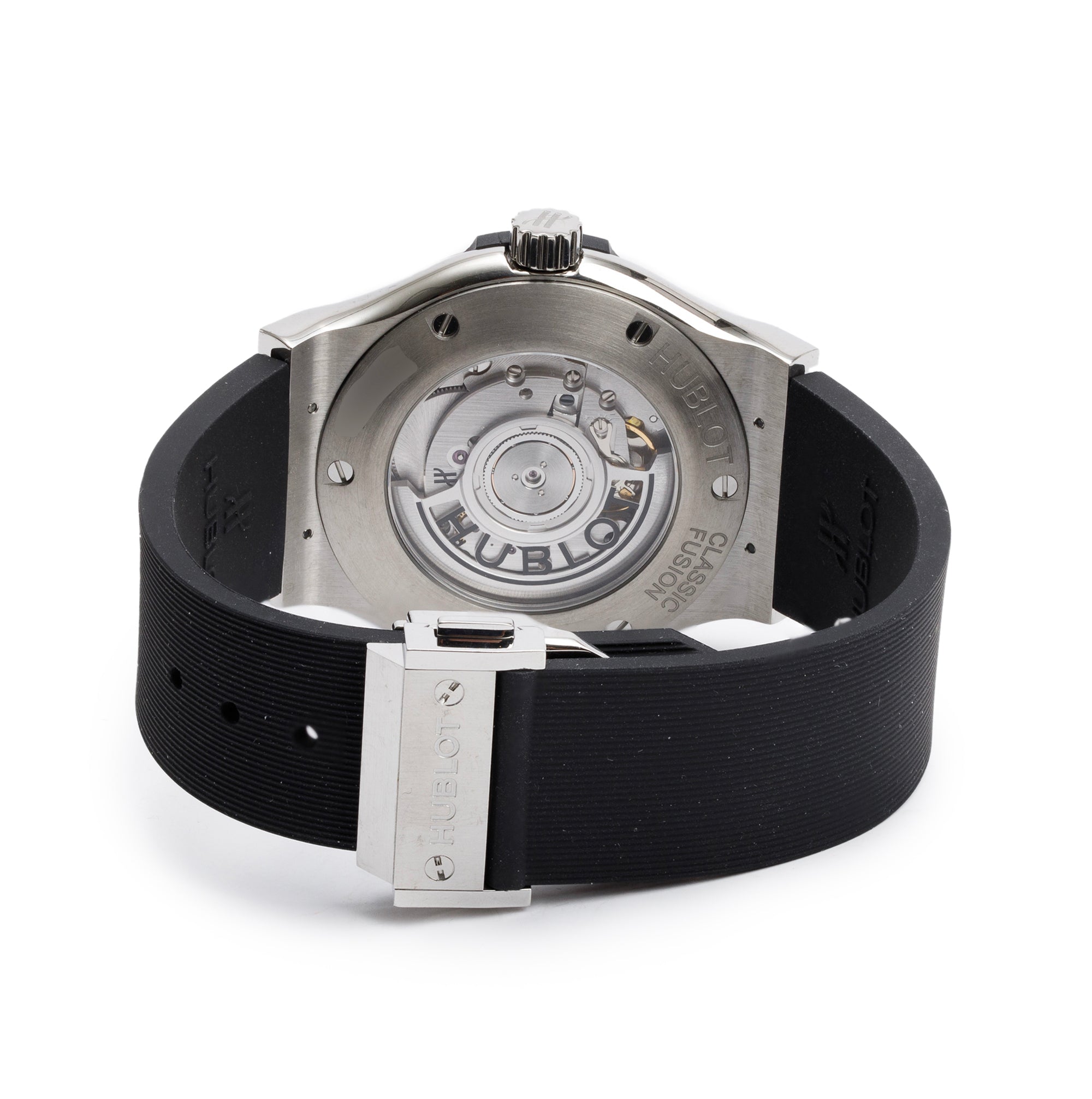 Hublot 2023 Titanium Classic Fusion 42 MM Automatic Watch White Dial w/ Box