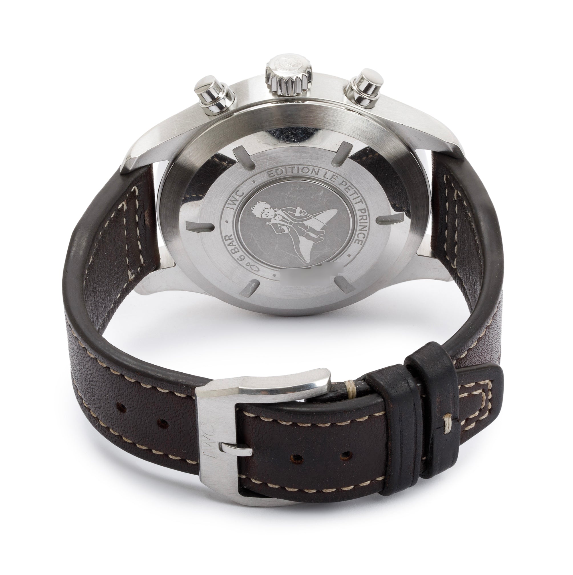 IWC Stainless Steel Le Petit Prince 43 MM Pilot Chronograph Automatic Watch