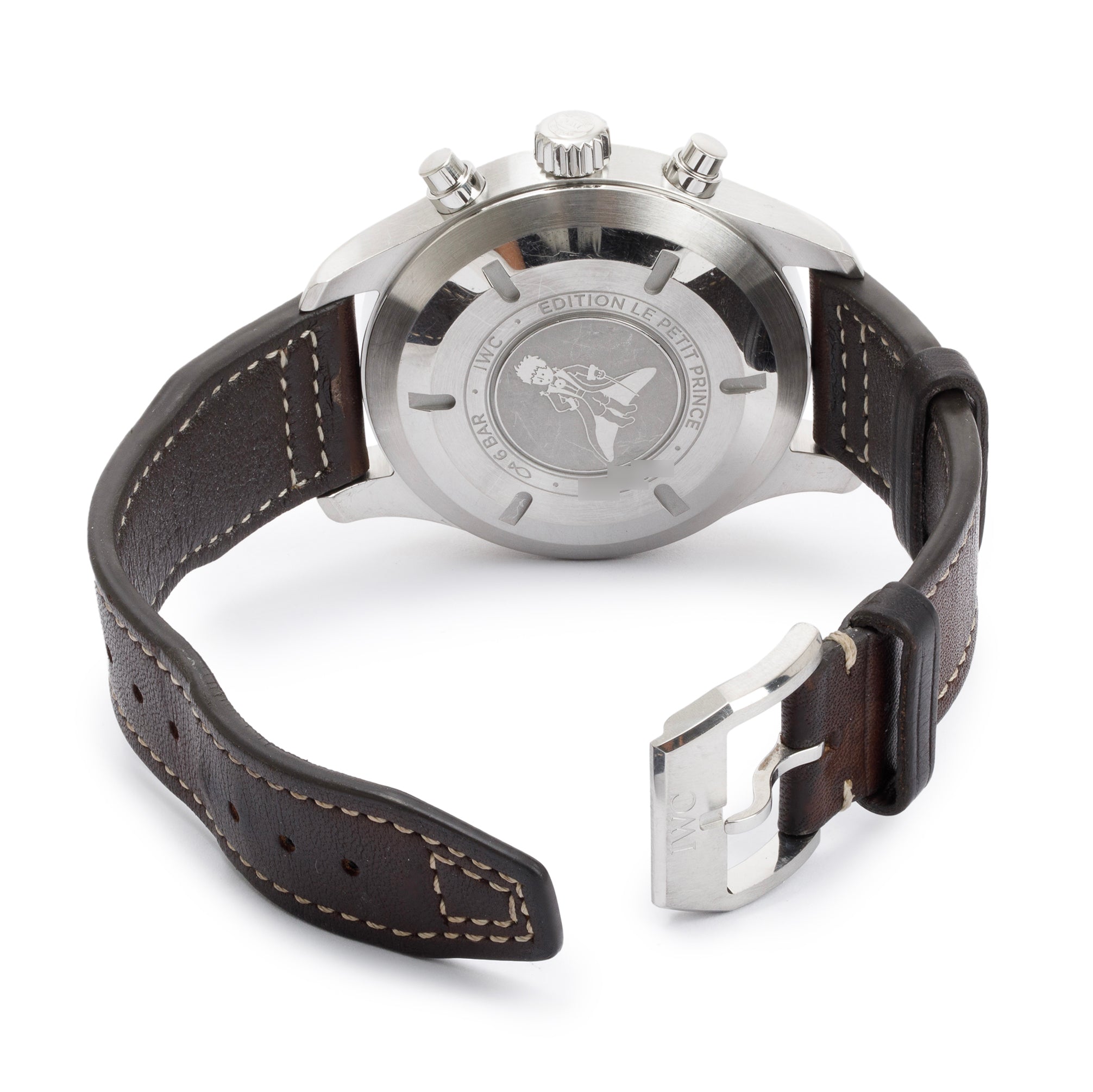 IWC Stainless Steel Le Petit Prince 43 MM Pilot Chronograph Automatic Watch