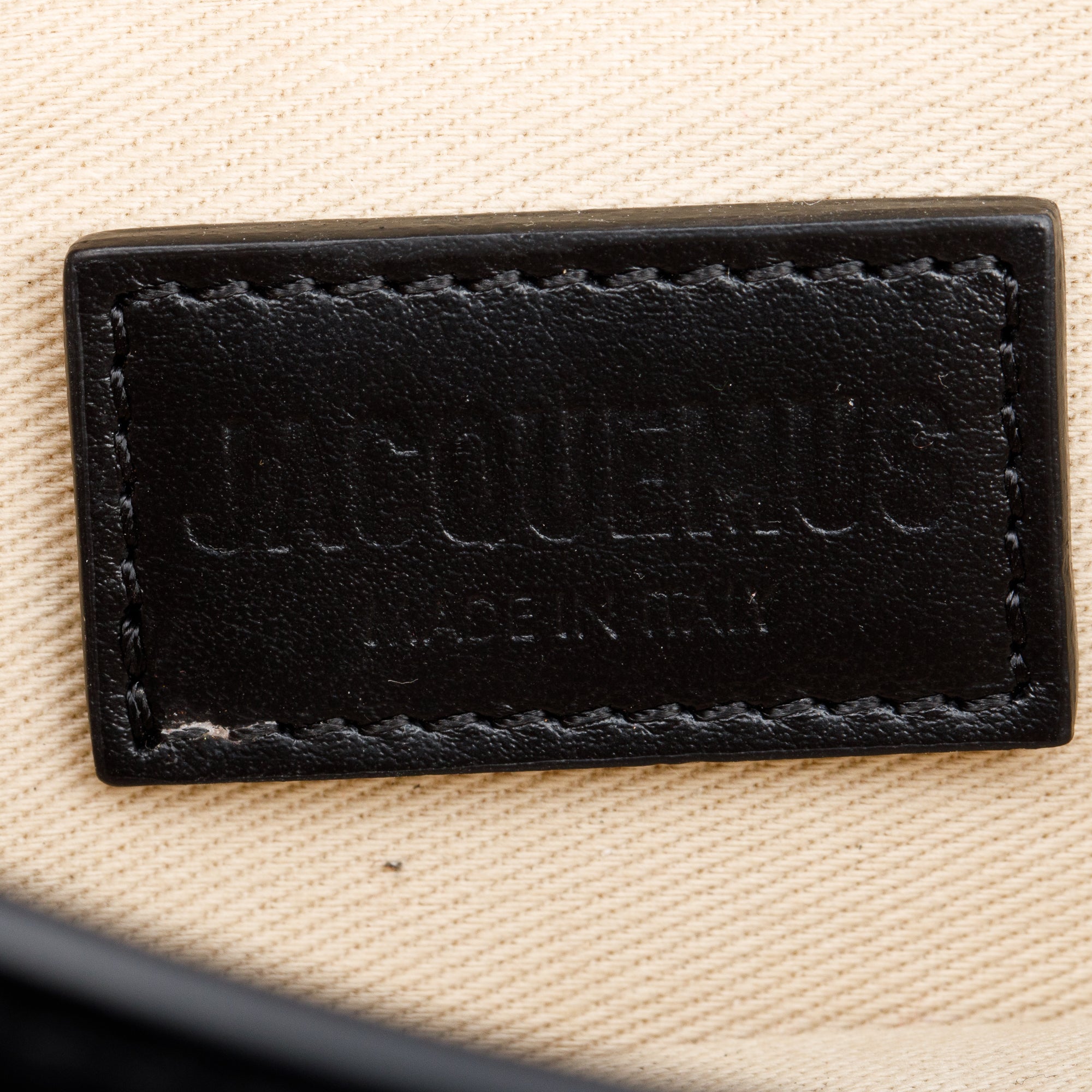 Jacquemus Black Leather Le Bambino Bag w/ Strap