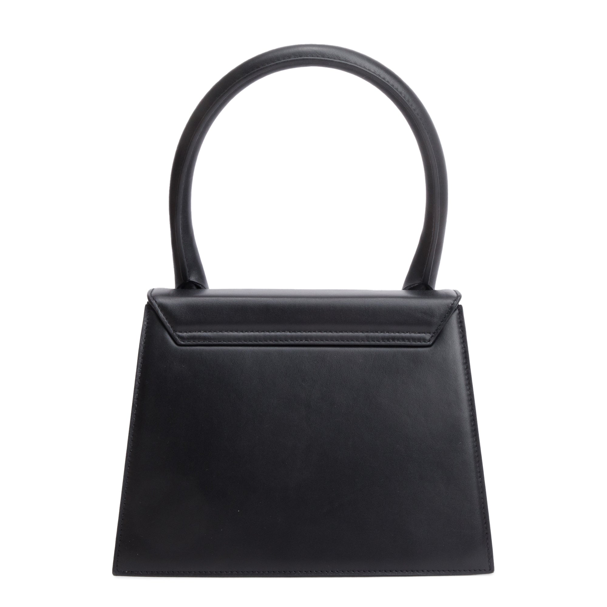 Jacquemus Black Leather Le Grand Chiquito Bag w/ Strap