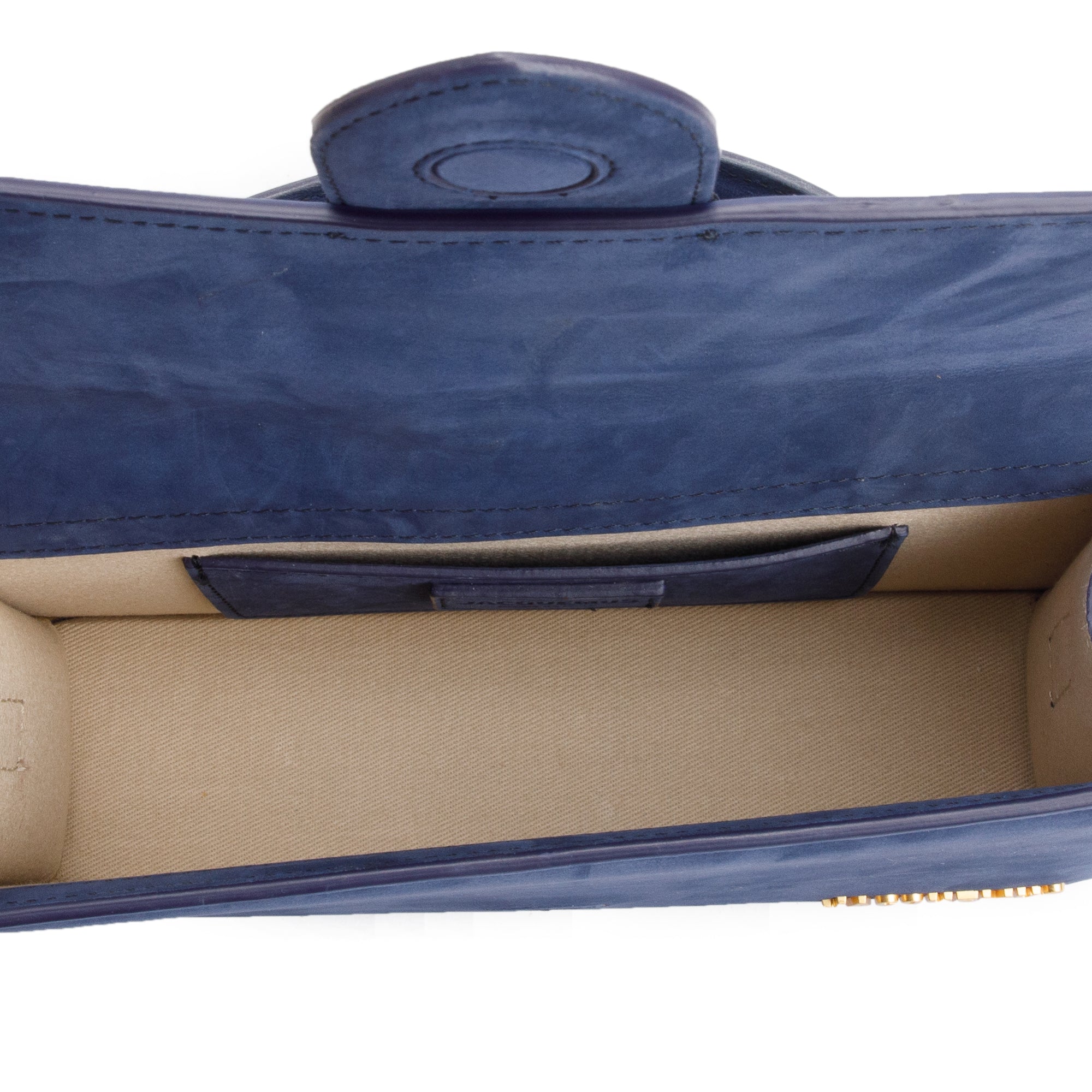 Jacquemus Blue Suede Le Bambino Handle Bag