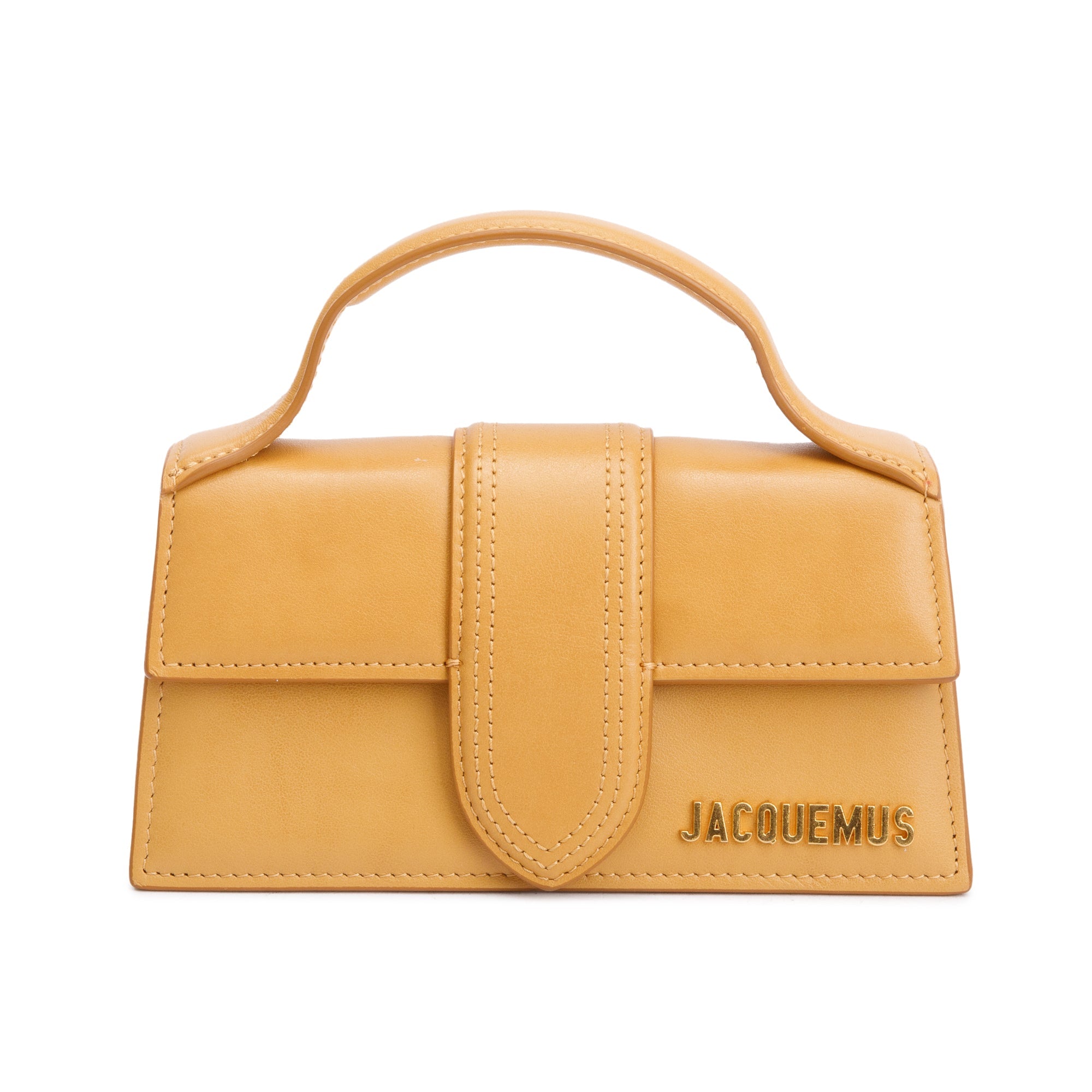 Jacquemus Brown Leather Le Bambino Bag w/ Strap