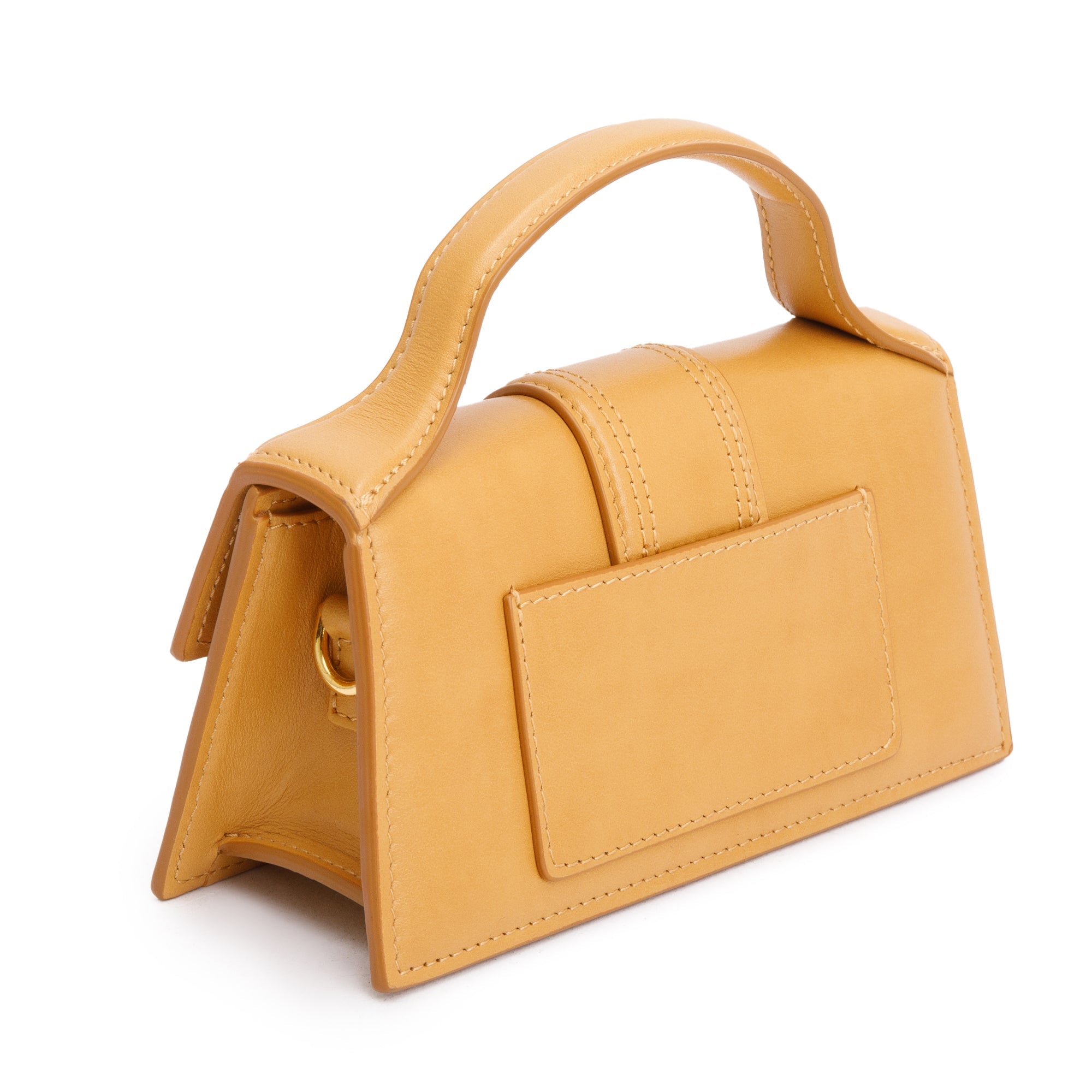 Jacquemus Brown Leather Le Bambino Bag w/ Strap