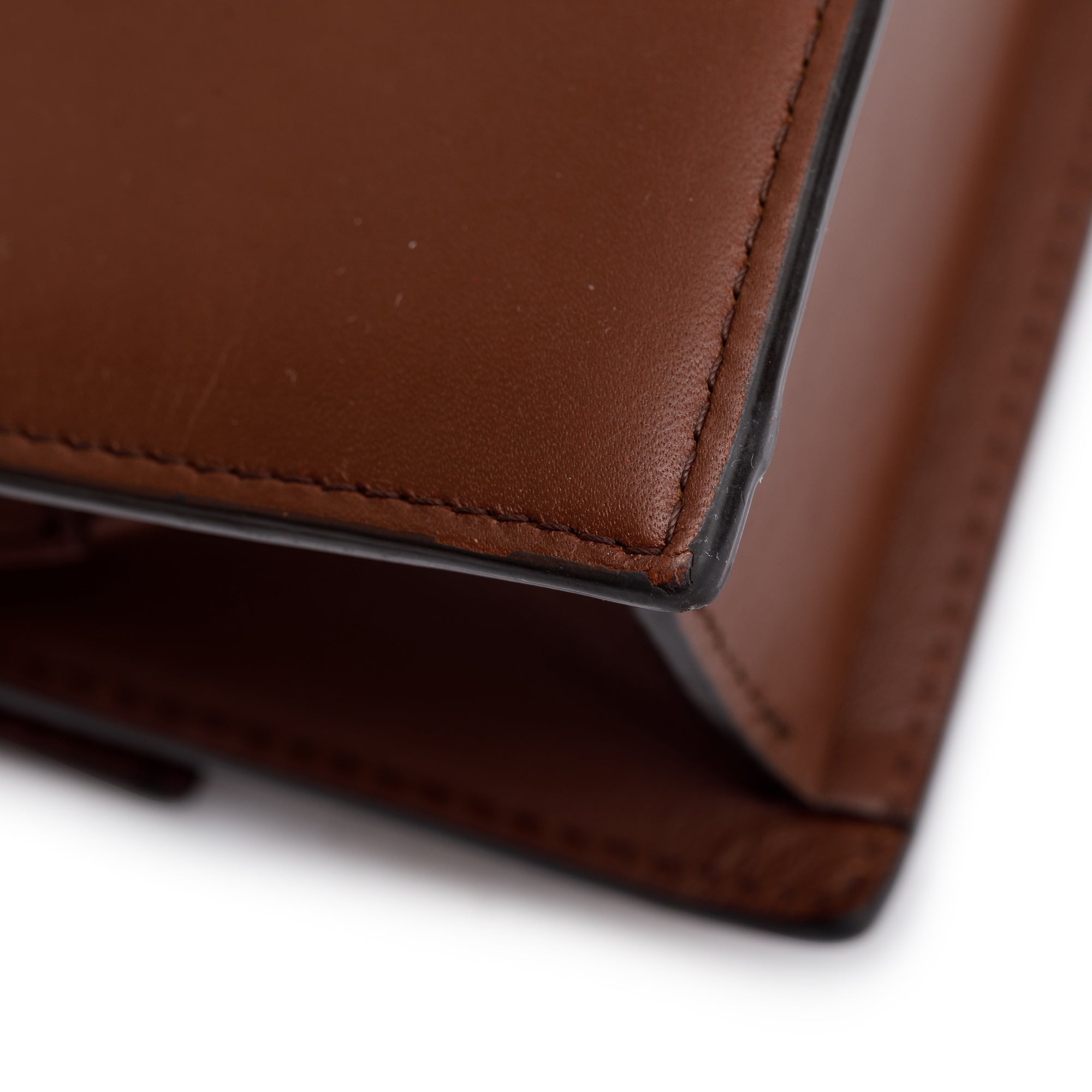 Jacquemus Brown Leather Le Grand Bambino Bag w/ Strap