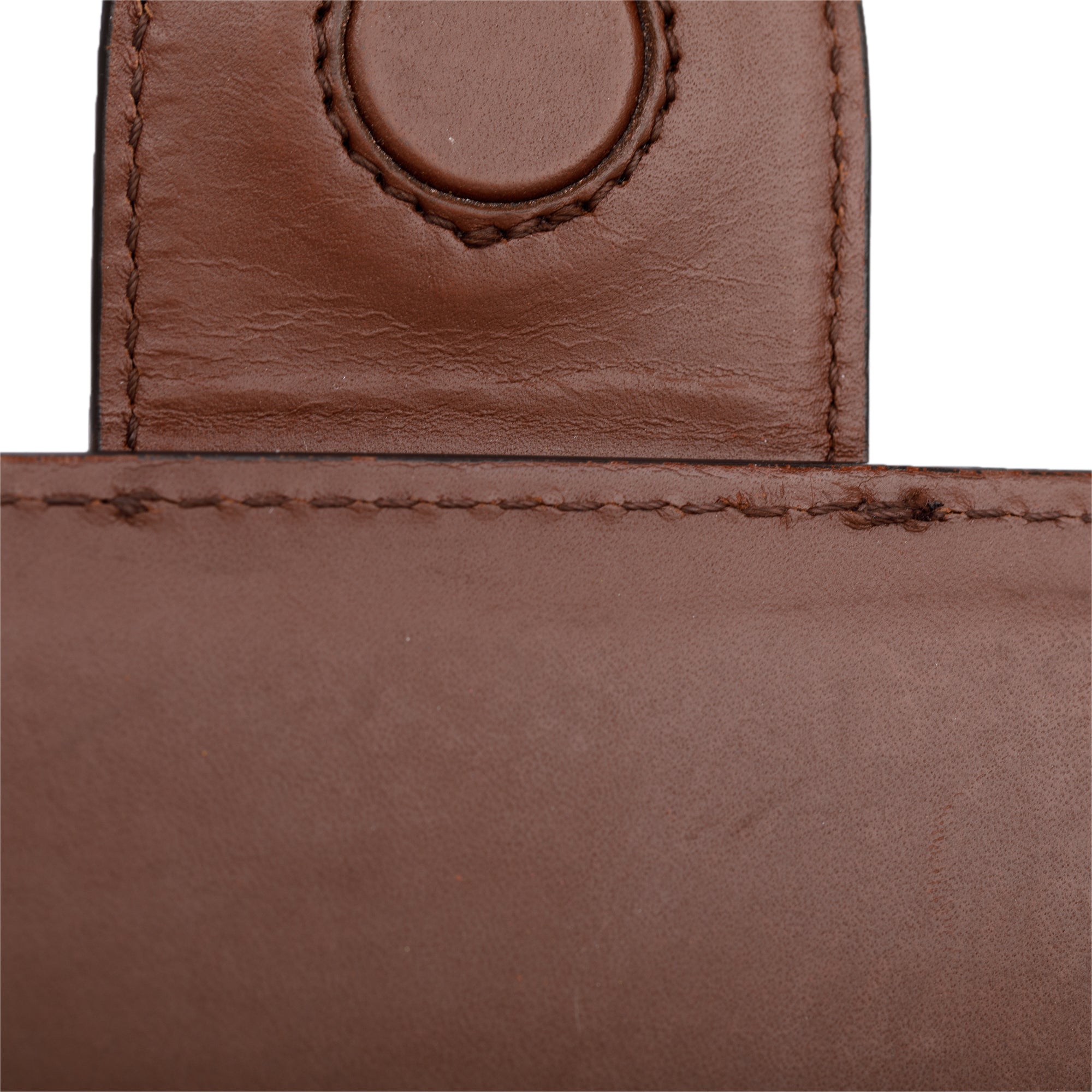 Jacquemus Brown Leather Le Grand Bambino Bag w/ Strap