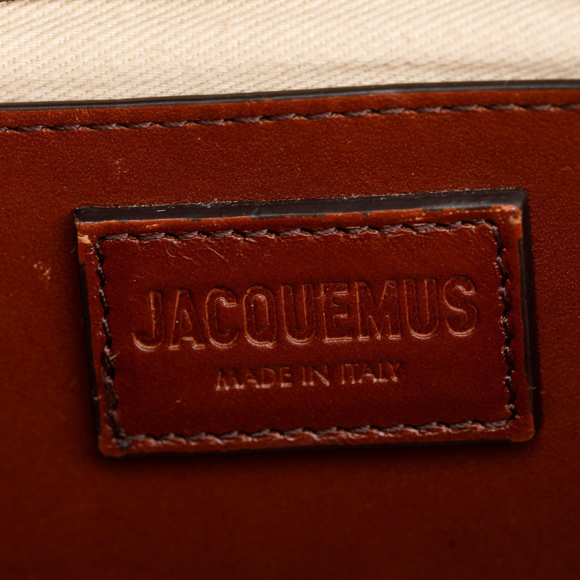 Jacquemus Brown Leather Le Grand Bambino Bag w/ Strap