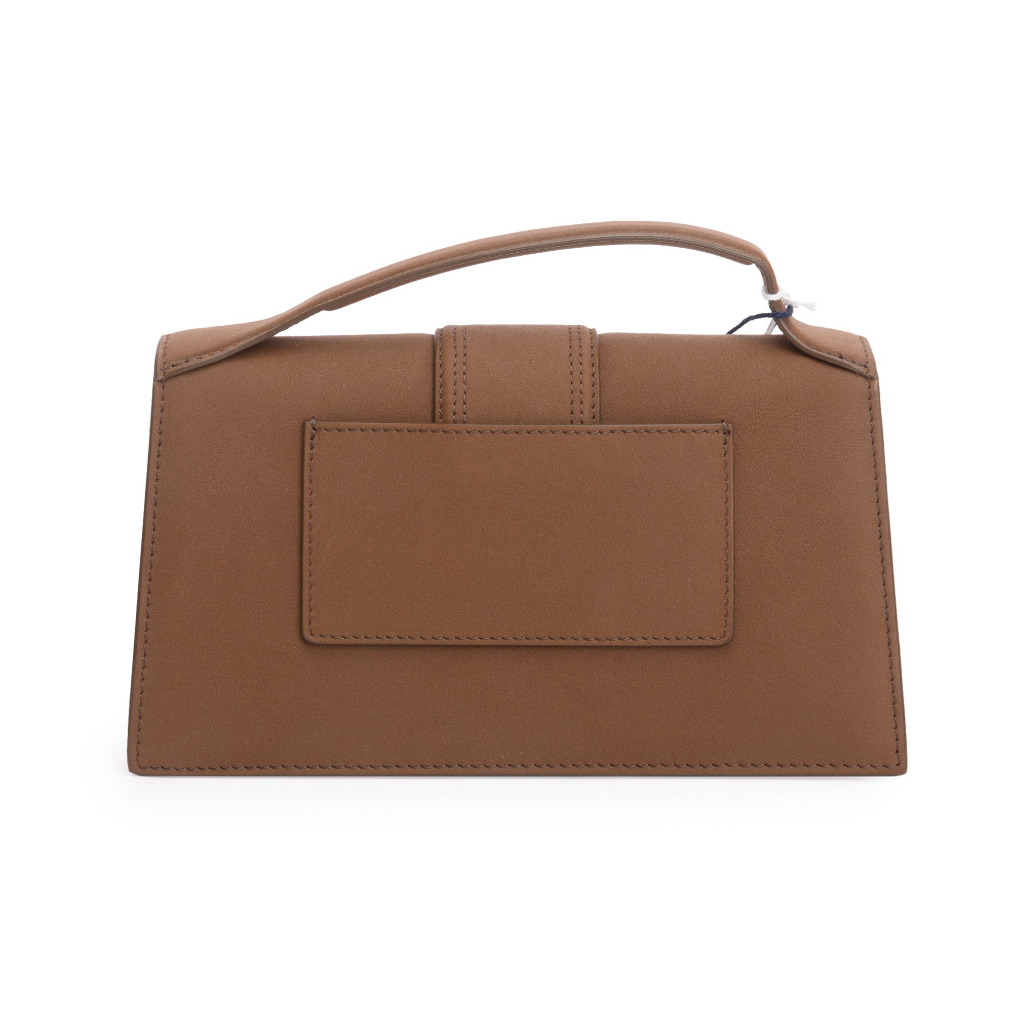 Jacquemus Brown Leather Le Grand Bambino Bag w/ Strap