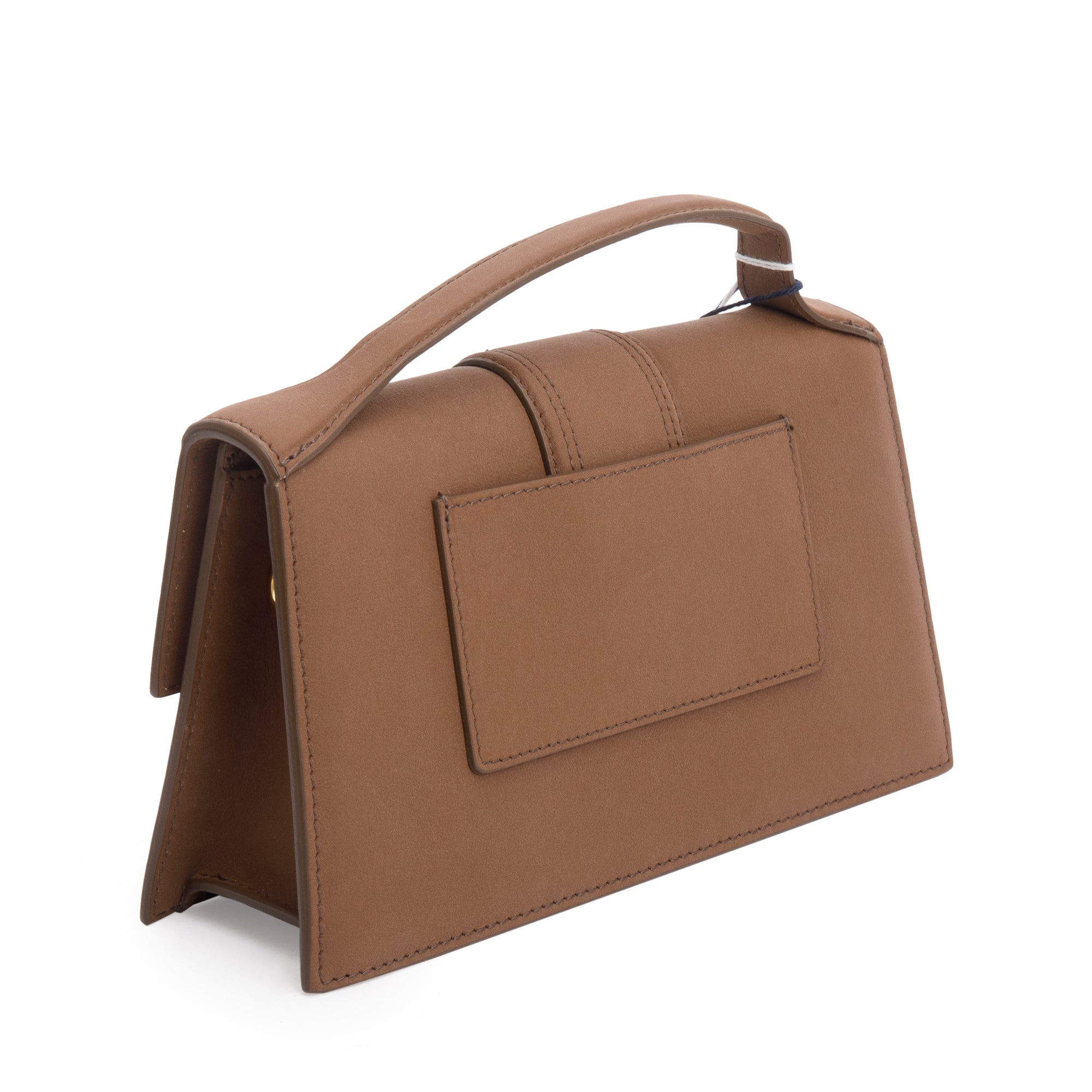 Jacquemus Brown Leather Le Grand Bambino Bag w/ Strap