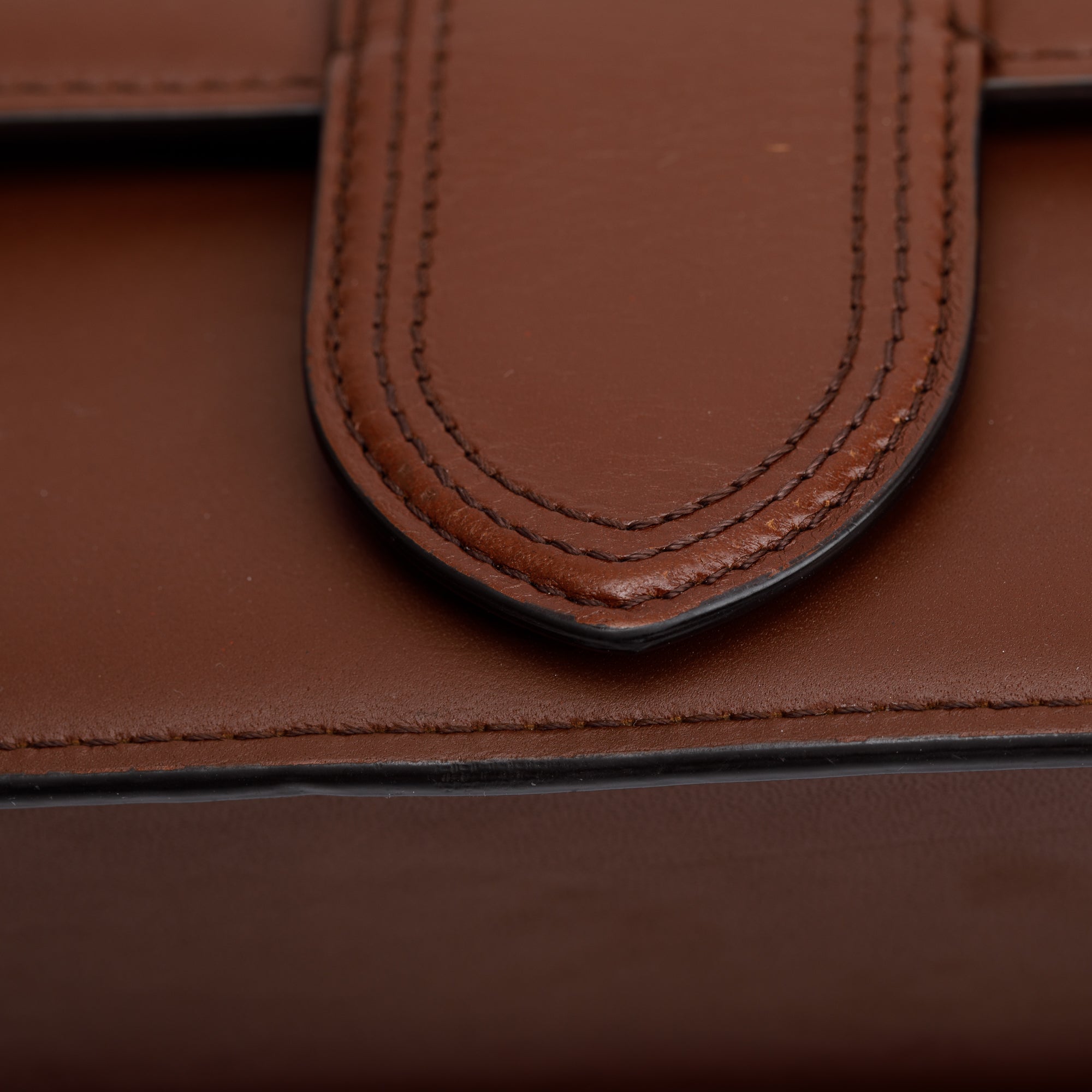 Jacquemus Brown Leather Le Grand Bambino Bag w/ Strap