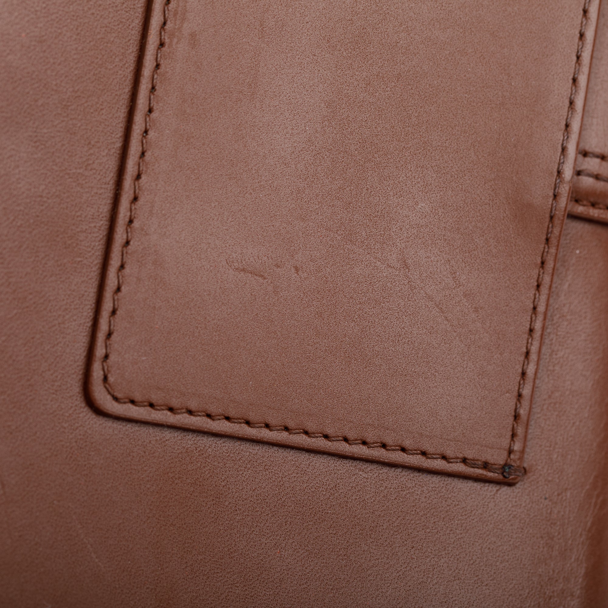 Jacquemus Brown Leather Le Grand Bambino Bag w/ Strap