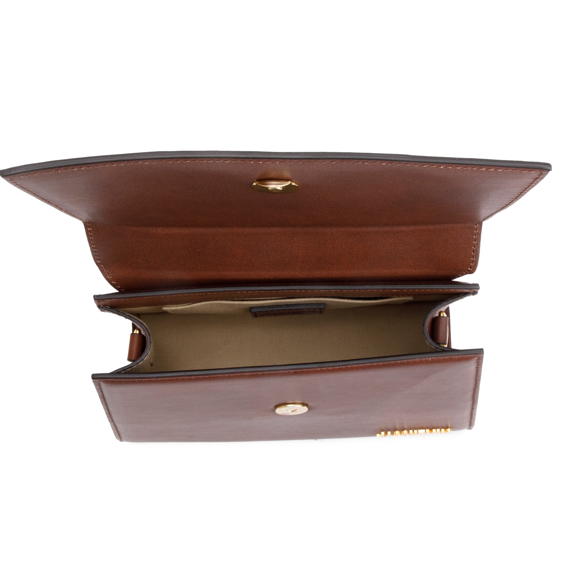 Jacquemus Brown Leather Le Grand Chiquito Moyen Bag w/ Strap