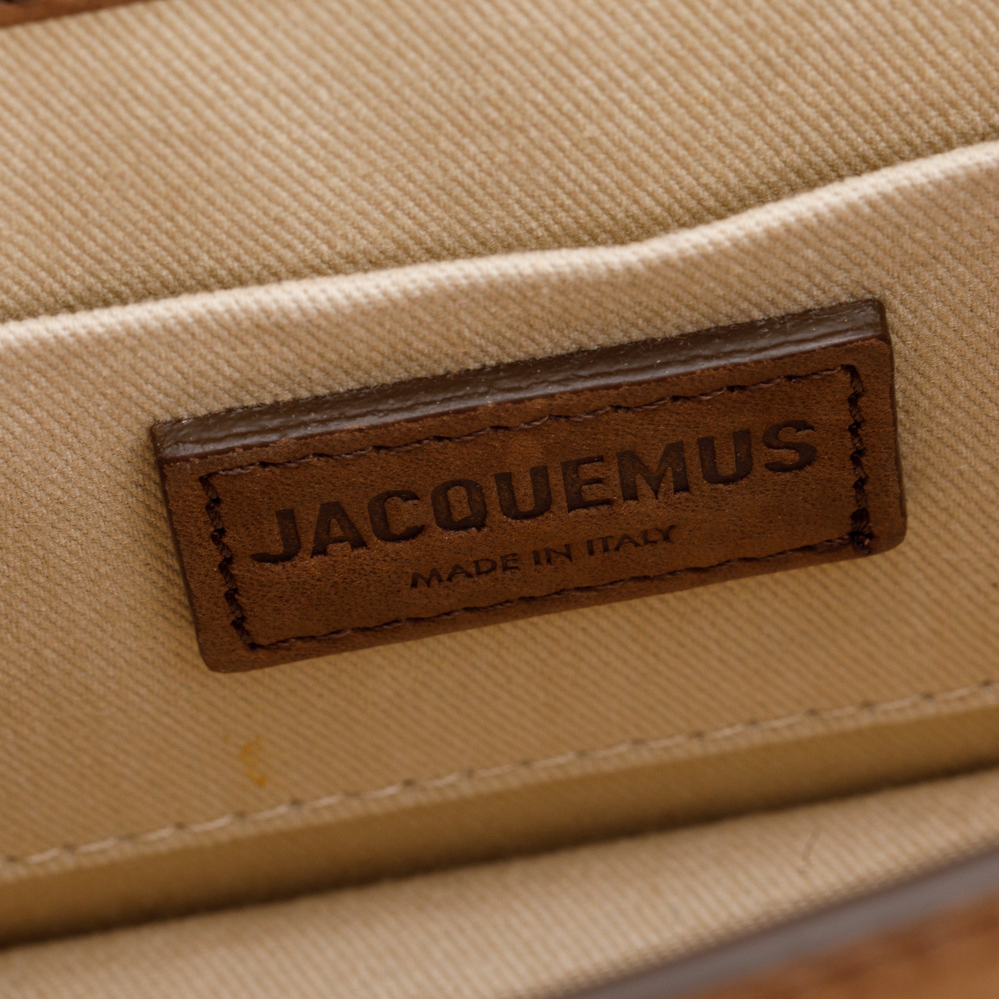 Jacquemus Brown Suede Le Chiquito Moyen Bag w/ Strap
