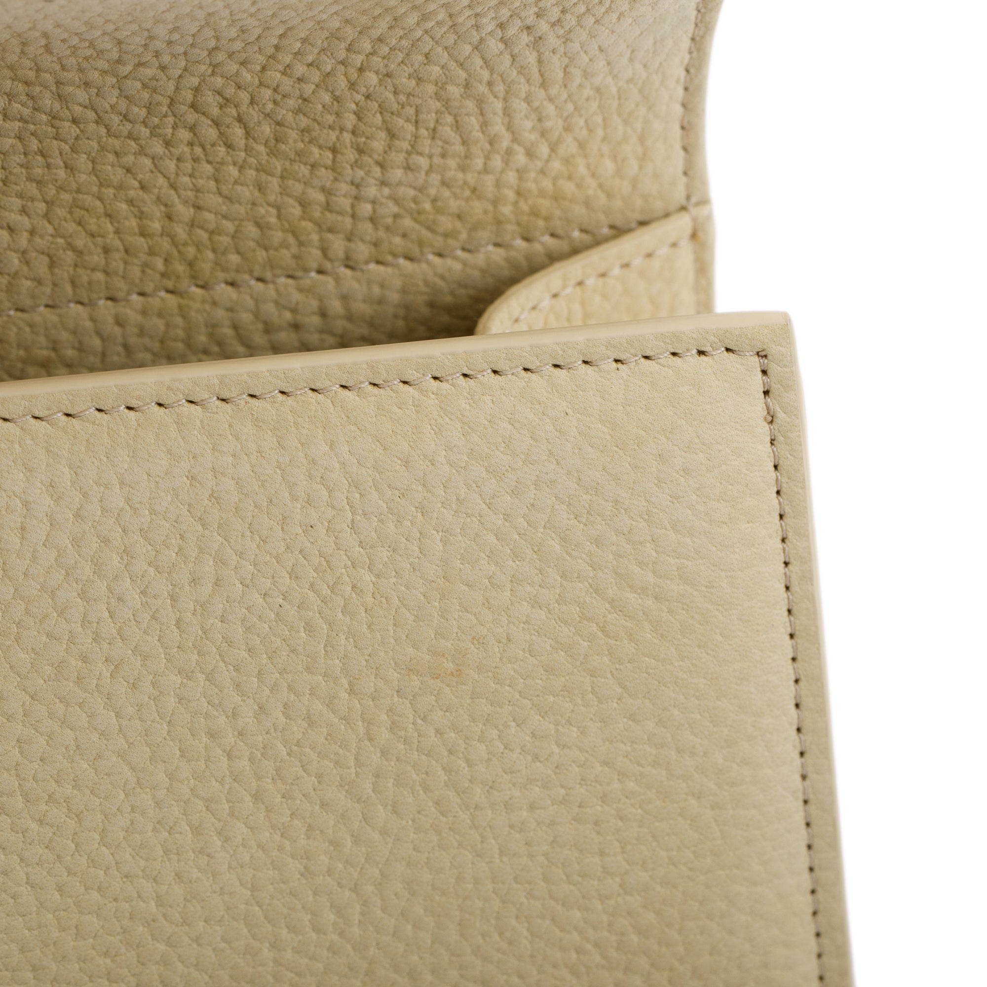 Jacquemus Light Yellow Leather Le Grand Bambino Bag w/ Strap