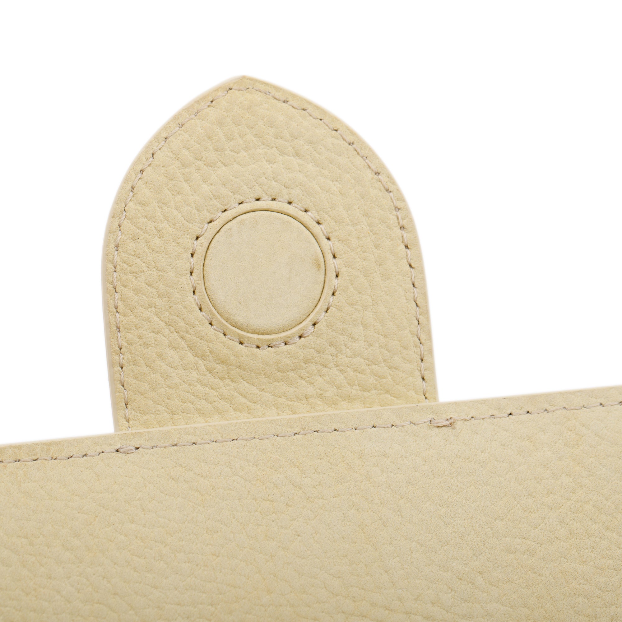Jacquemus Light Yellow Leather Le Grand Bambino Bag w/ Strap