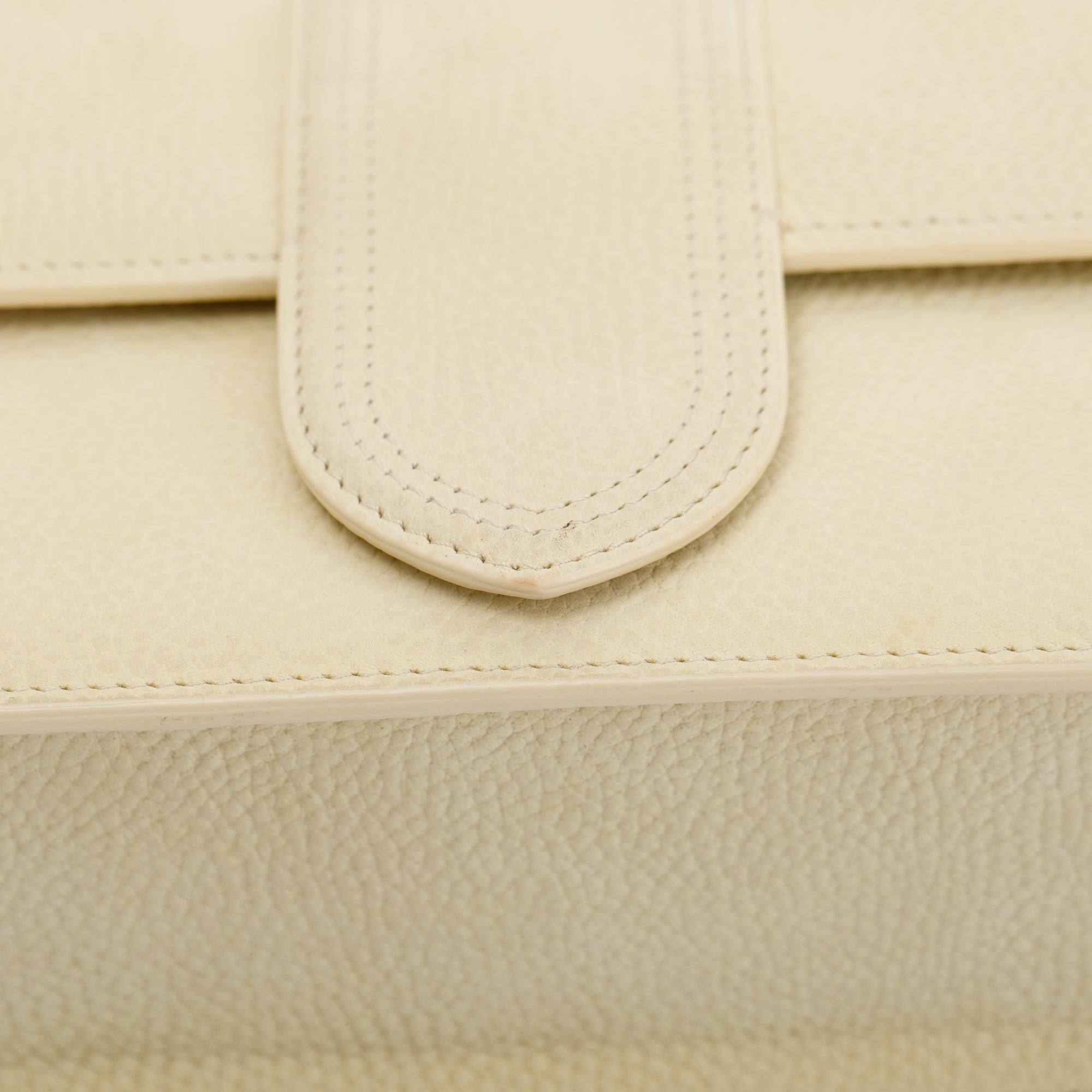 Jacquemus Light Yellow Leather Le Grand Bambino Bag w/ Strap