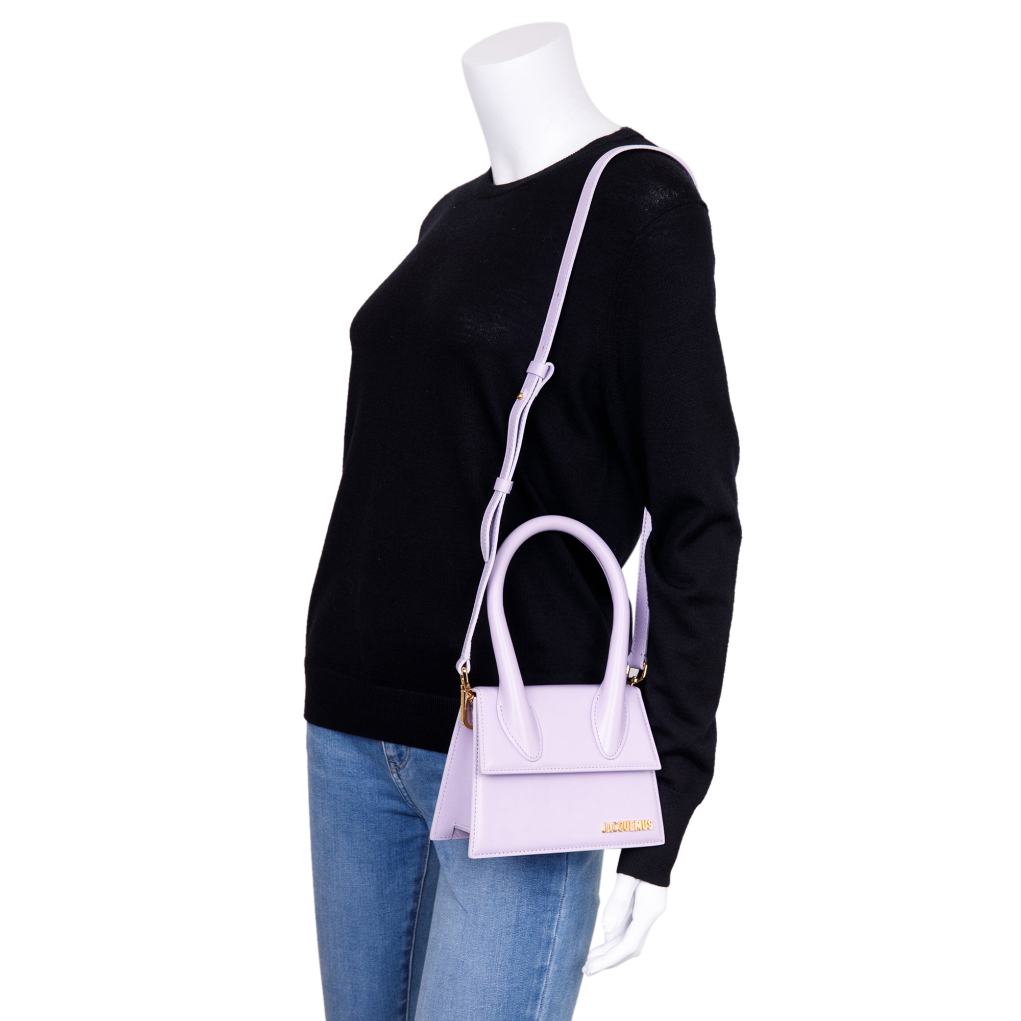 Jacquemus Medium Signature Leather Le Chiquito Handle Bag