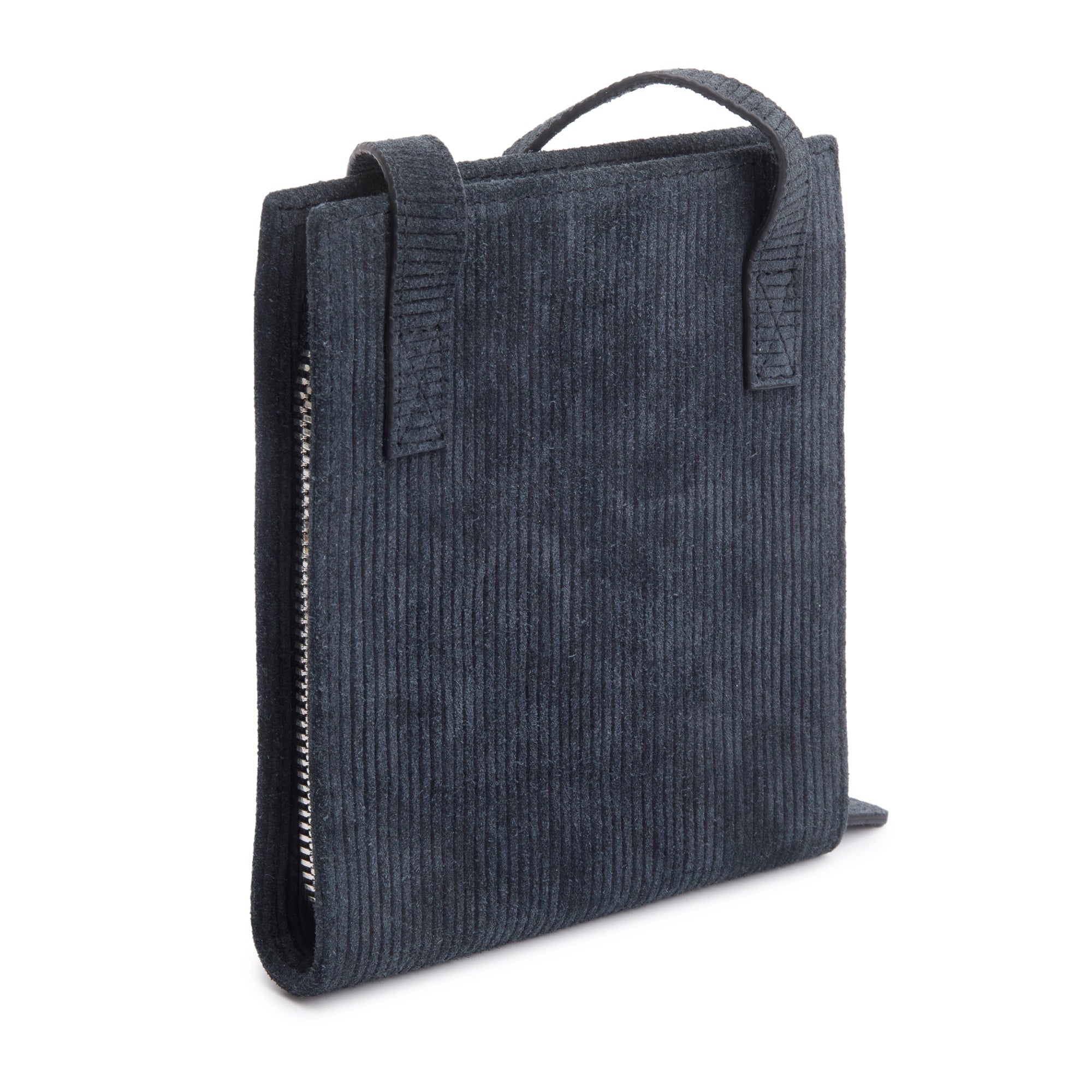 Jacquemus Navy Suede Le Gadjo Mini Bag