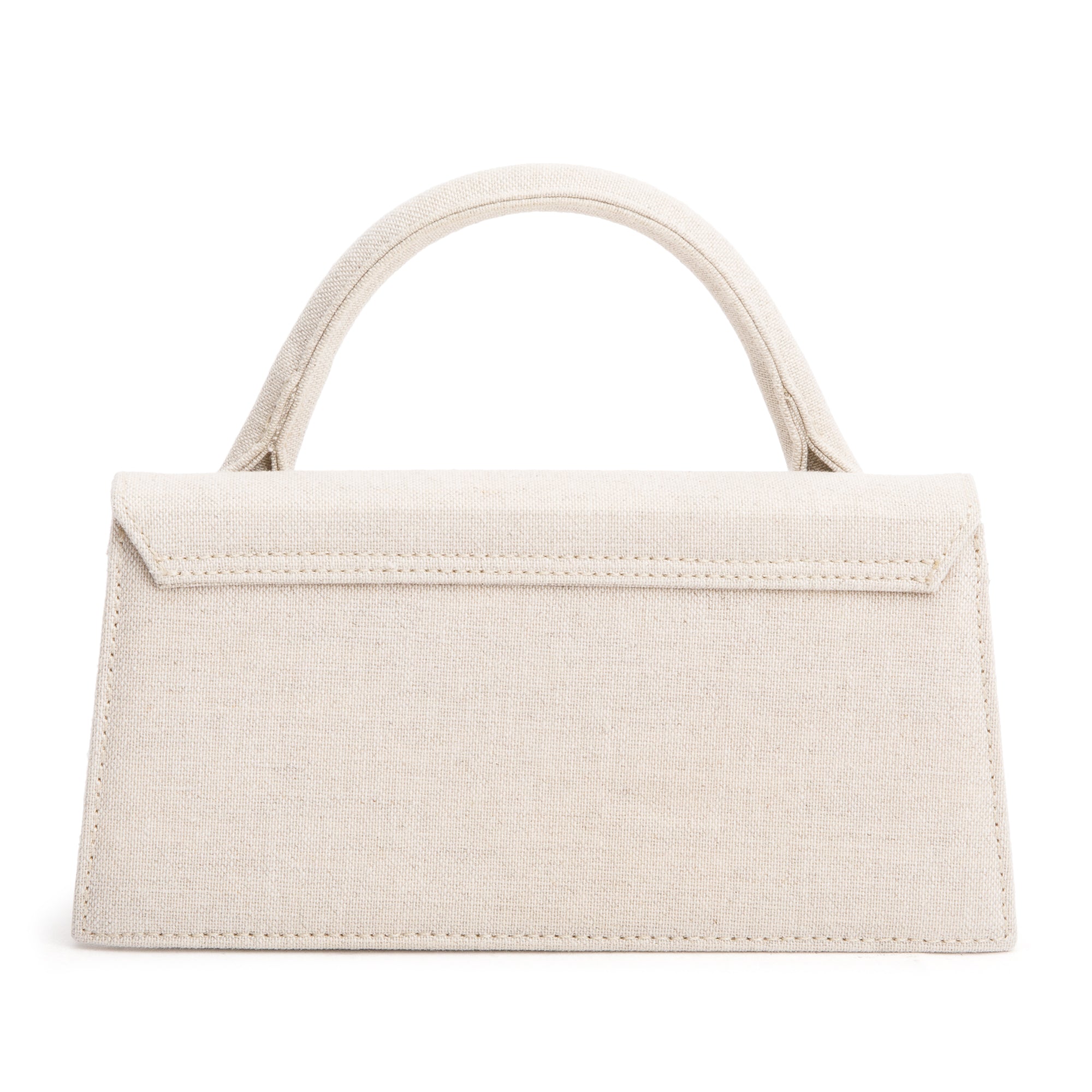 Jacquemus Neutral Canvas Le Chiquito Long Handle Bag