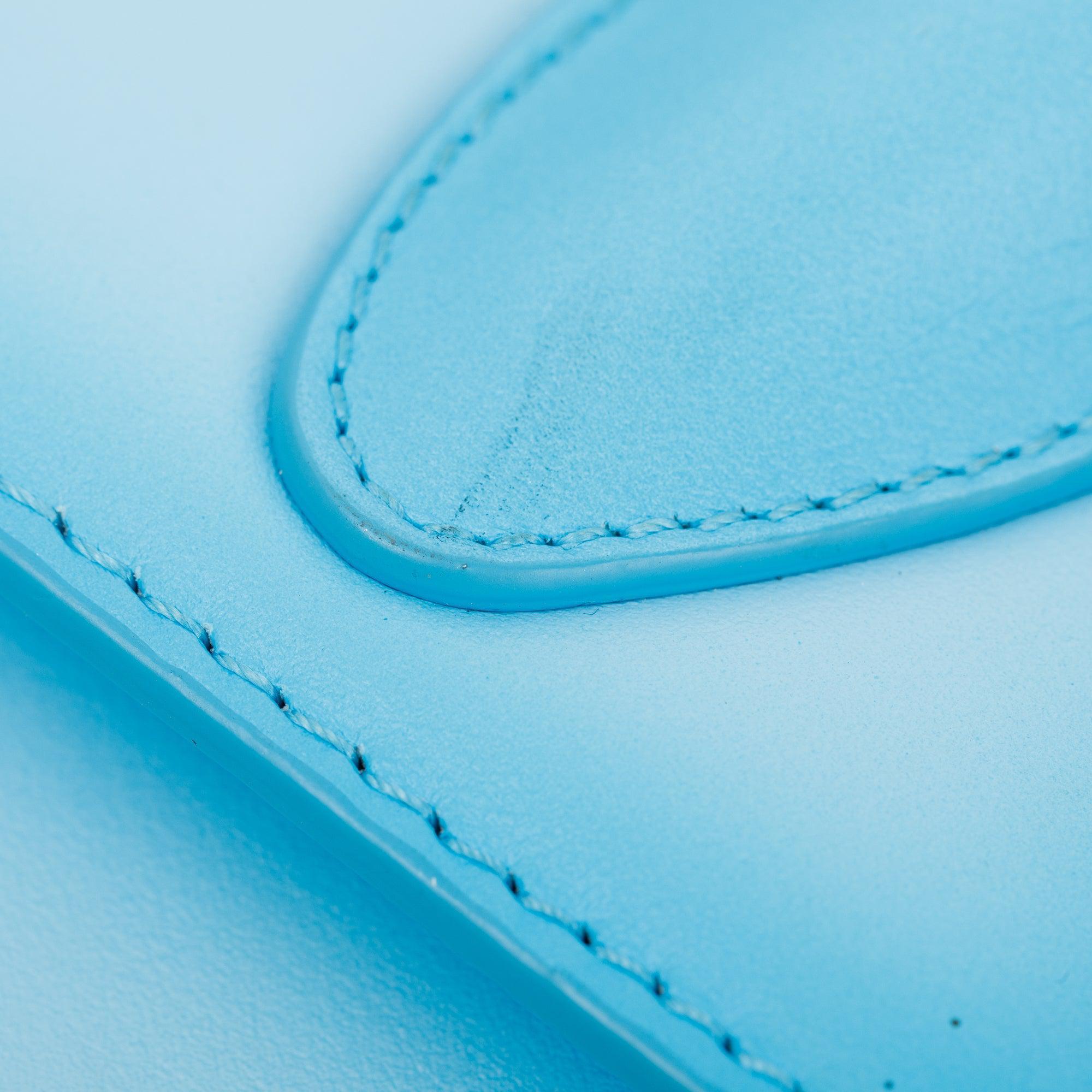 Jacquemus Ombre Turquoise Le Chiquito Noeud Bag w/ Strap