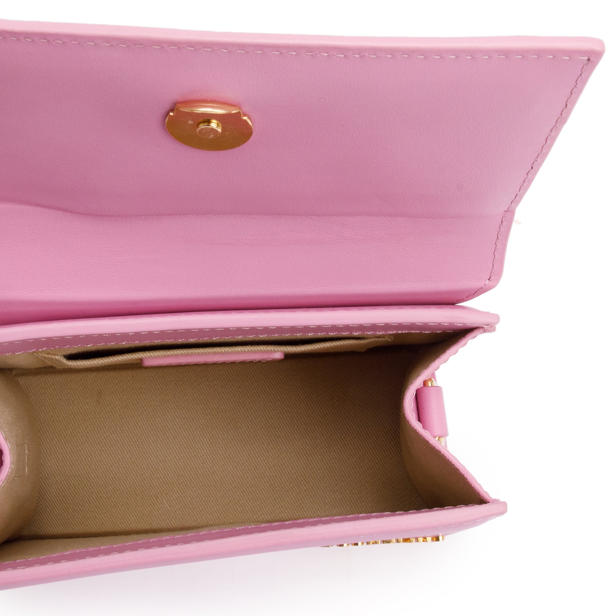 Jacquemus Pink Le Chiquito Noeud Bag w/ Strap