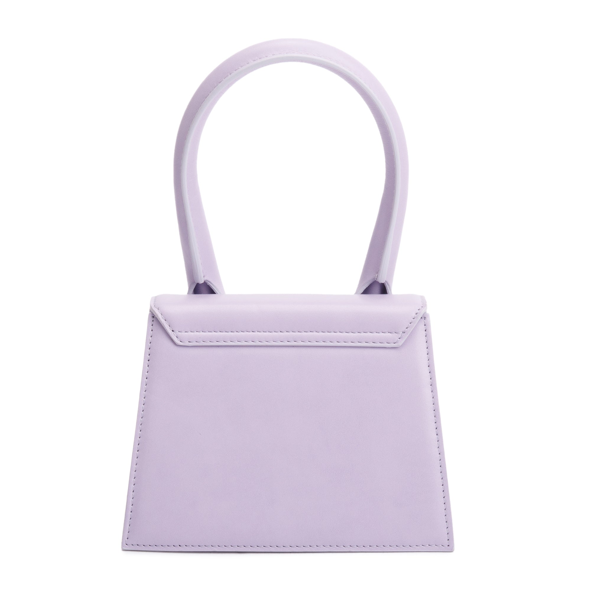 Jacquemus Purple Leather Le Chiquito Moyen Bag w/ Strap