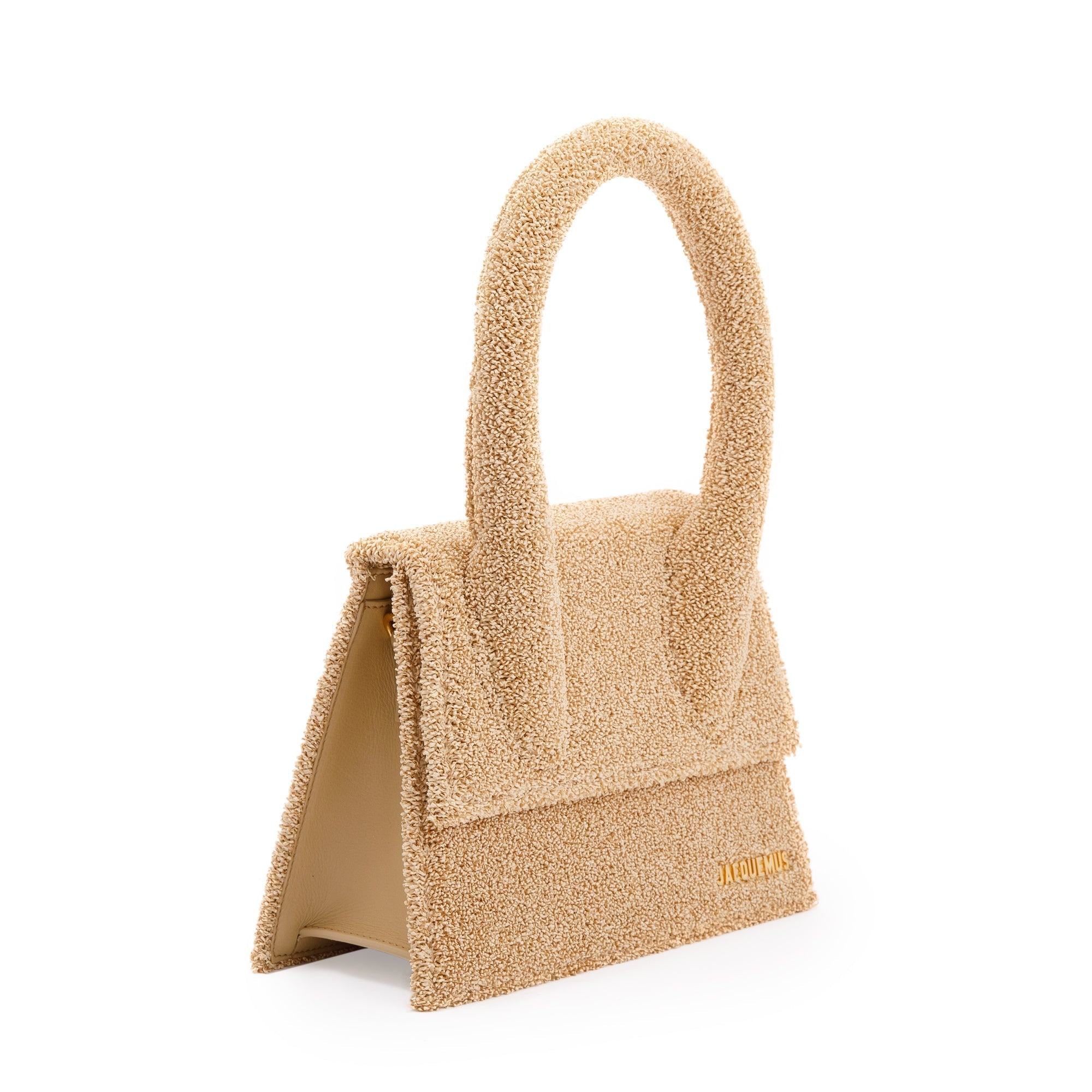 Jacquemus Raffia Le Grand Chiquito Handle Bag w/ Strap