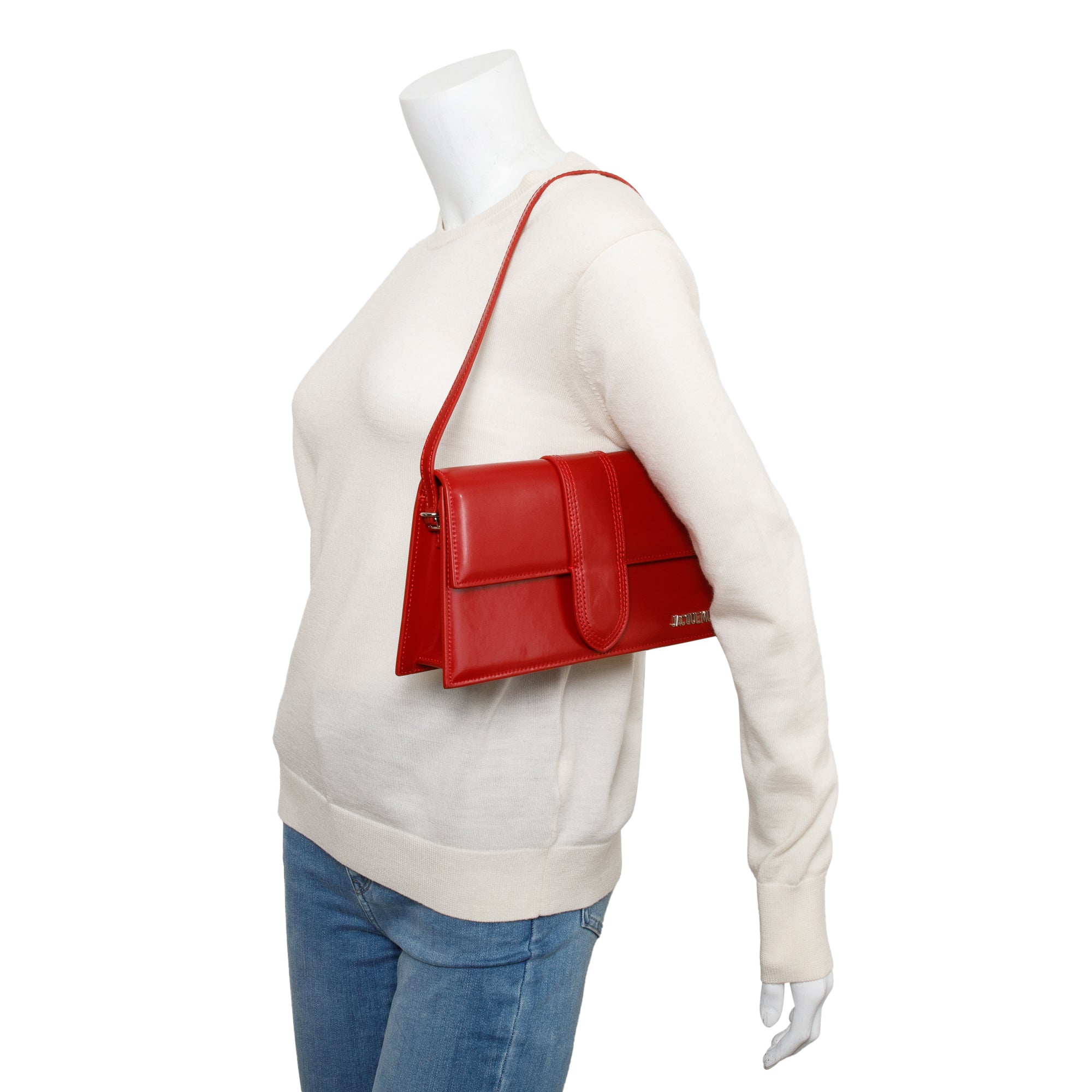 Jacquemus Red Le Chouchou Le Bambino Long Bag