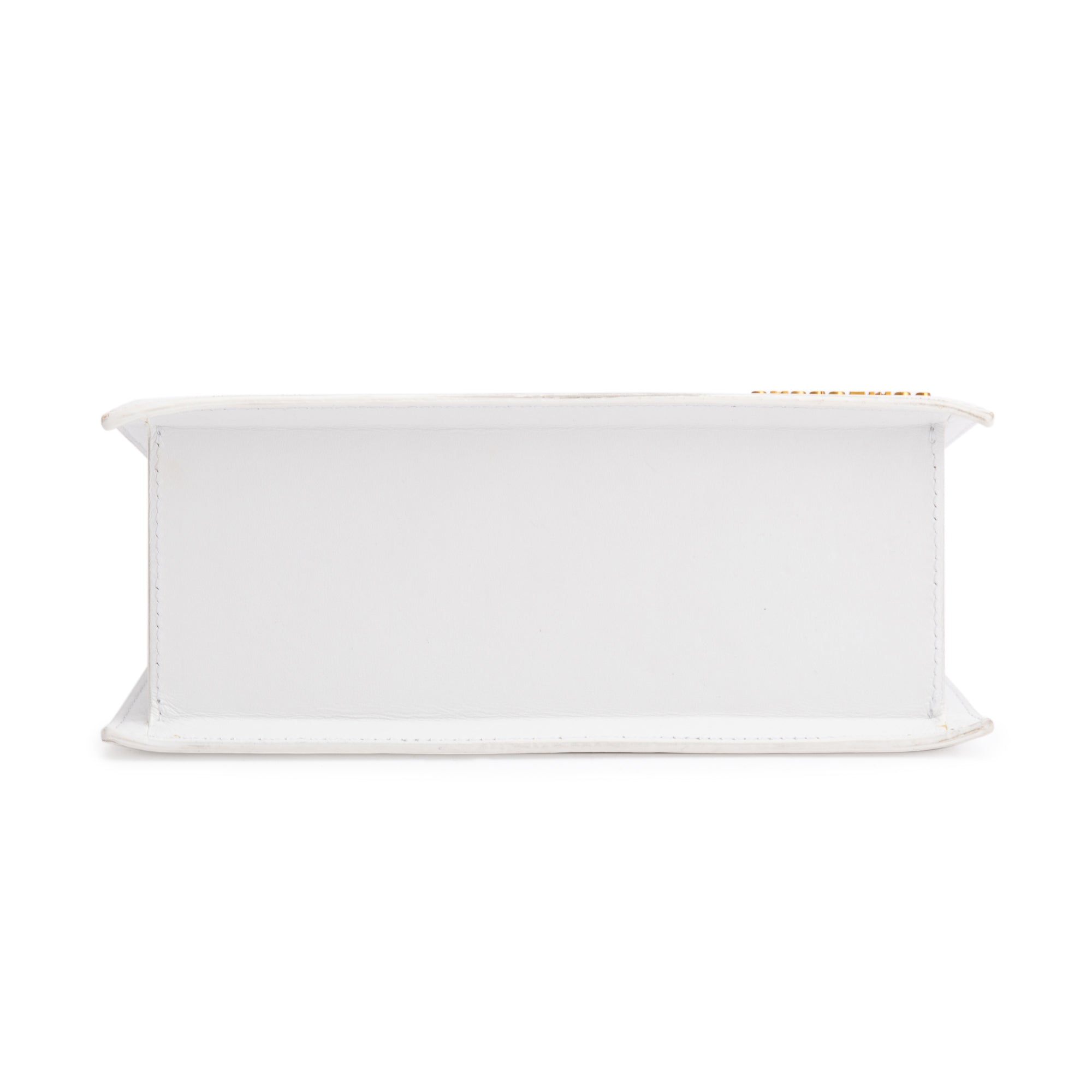 Jacquemus White Leather Le Grand Chiquito Moyen Bag