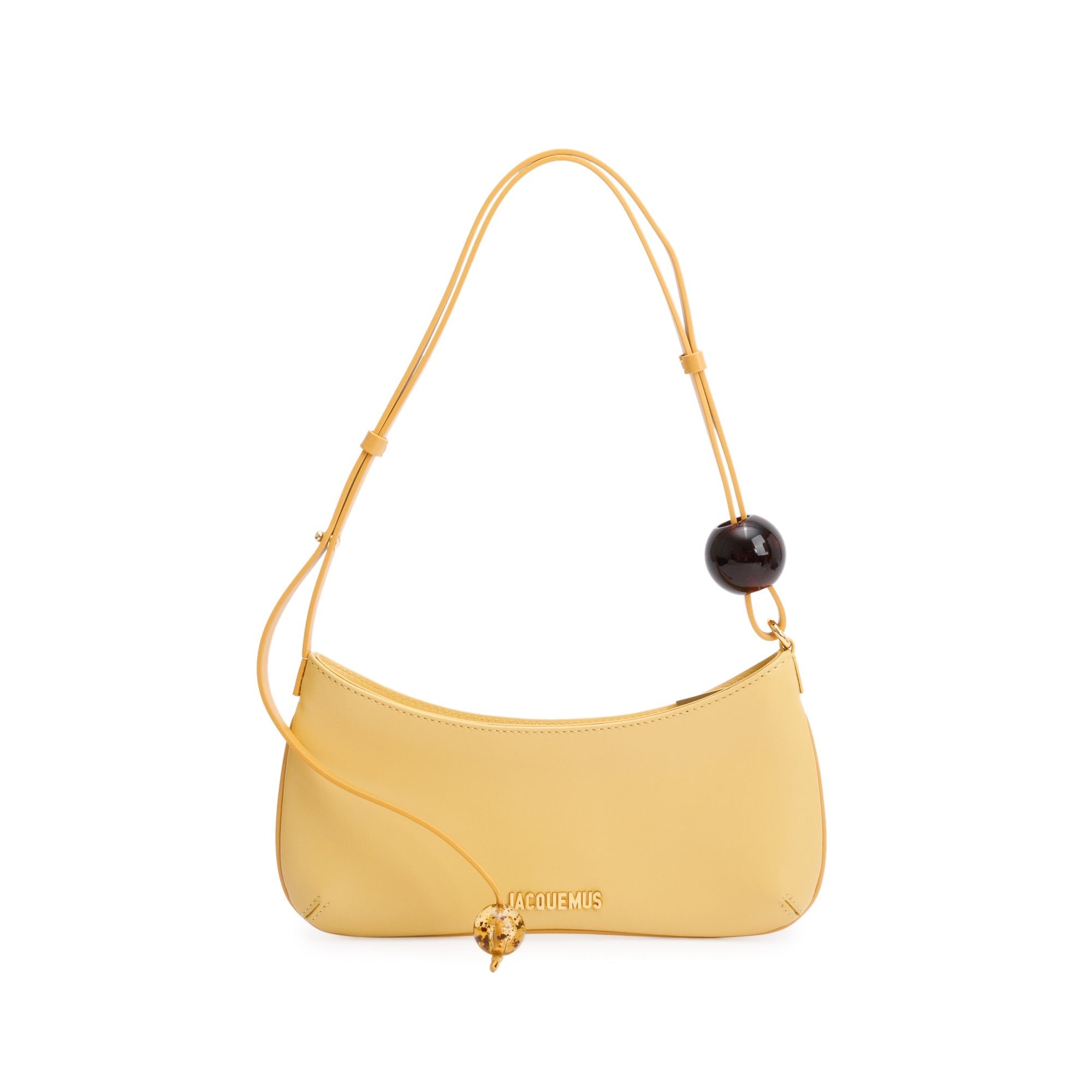 Jacquemus Yellow Leather Le Bisou Bag