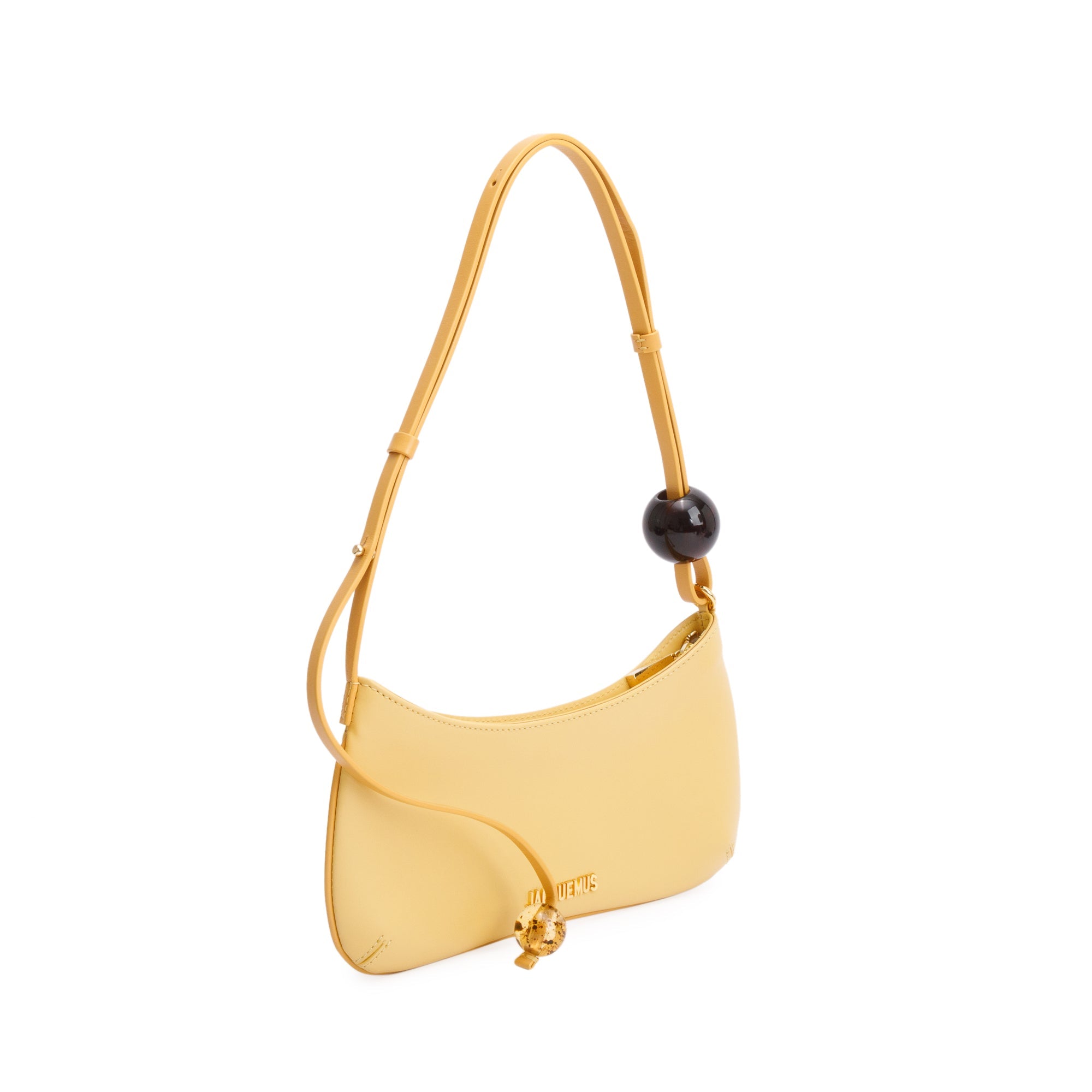 Jacquemus Yellow Leather Le Bisou Bag