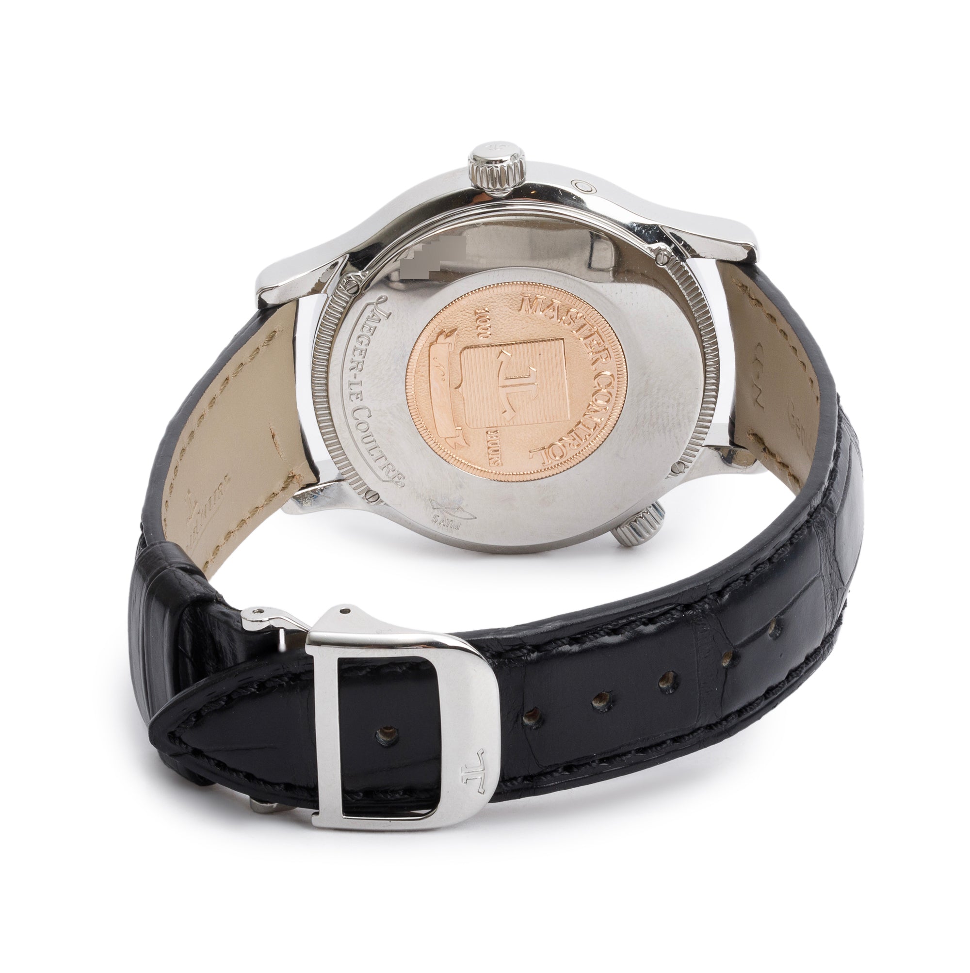 Jaeger LeCoultre Stainless Steel Master Geographic 38 MM World Time Automatic Watch