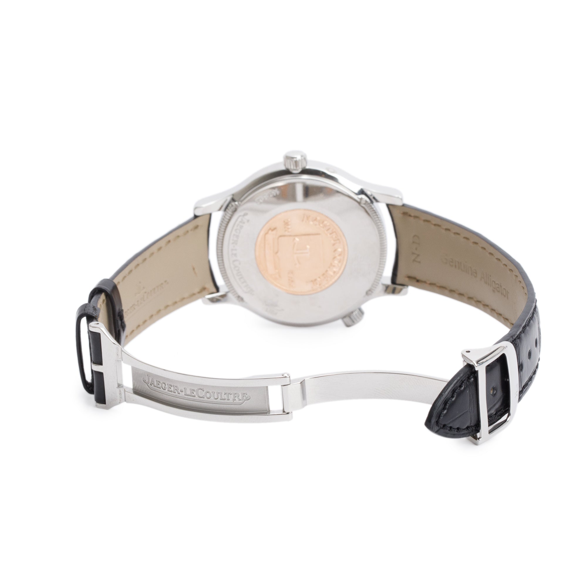 Jaeger LeCoultre Stainless Steel Master Geographic 38 MM World Time Automatic Watch