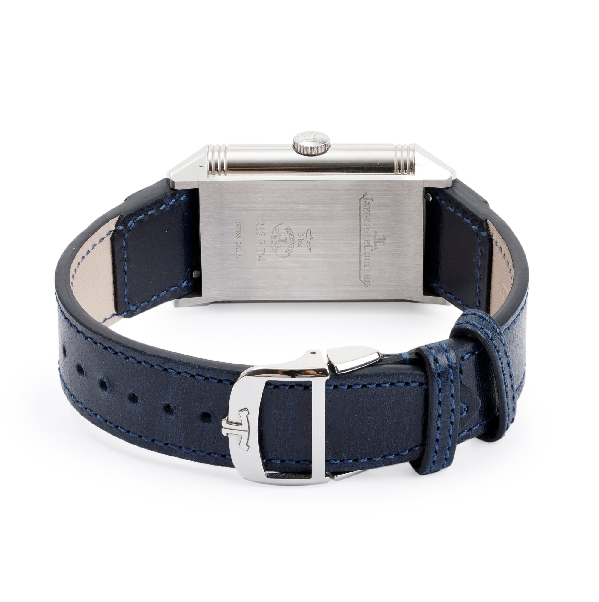 Jaeger LeCoultre Stainless Steel Reverso Tribute Large Duoface Manual Watch w/ Box & Papers