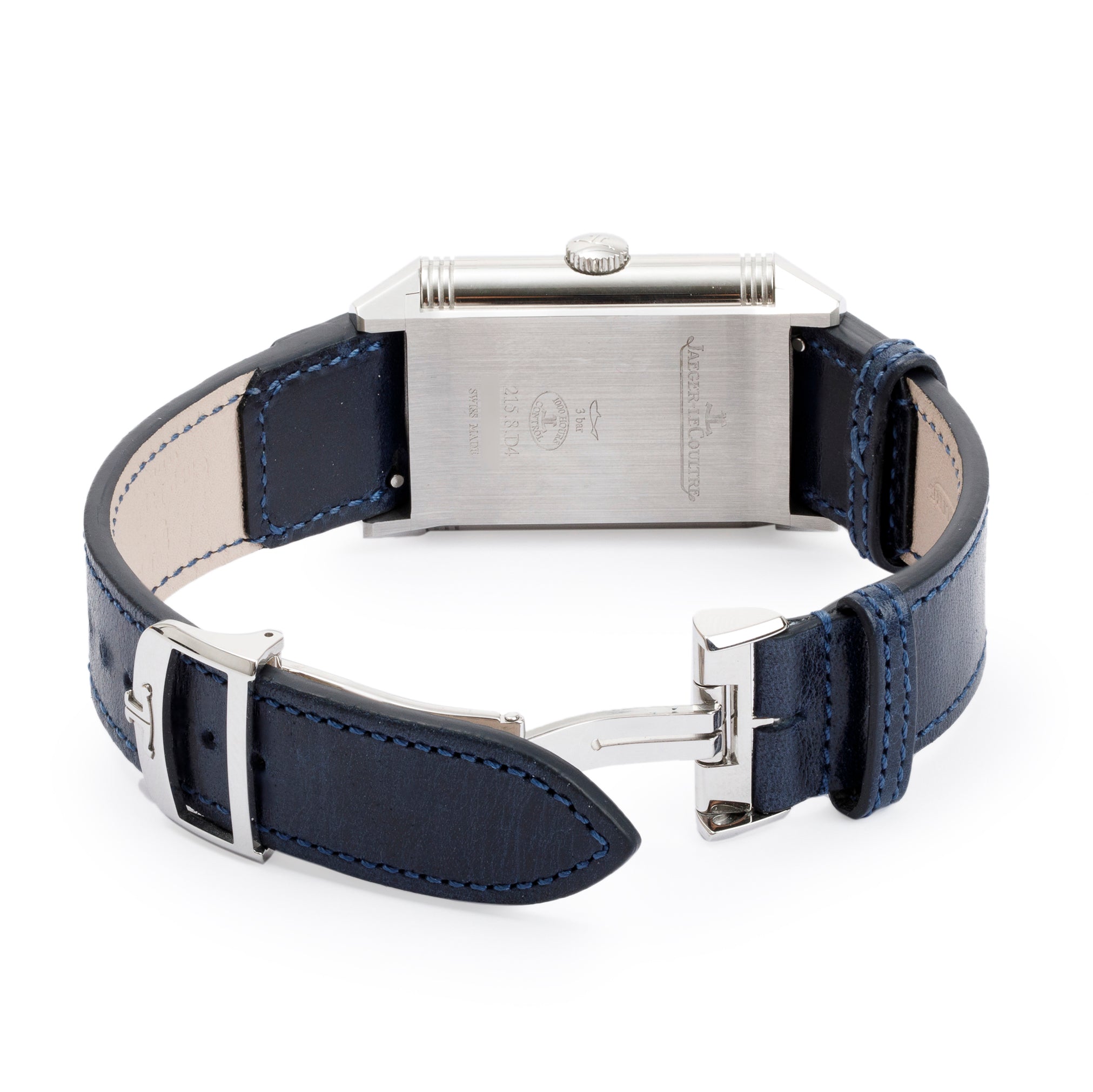 Jaeger LeCoultre Stainless Steel Reverso Tribute Large Duoface Manual Watch w/ Box & Papers