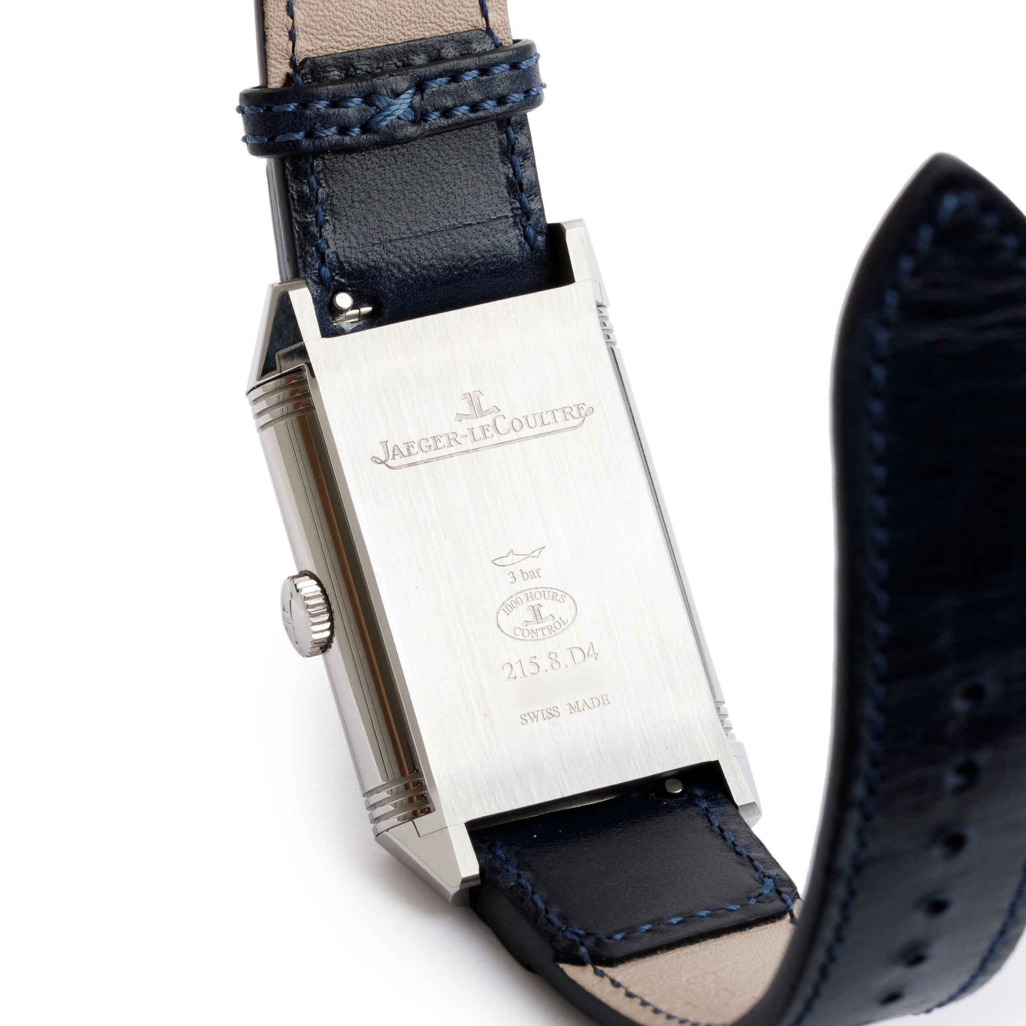 Jaeger LeCoultre Stainless Steel Reverso Tribute Large Duoface Manual Watch w/ Box & Papers