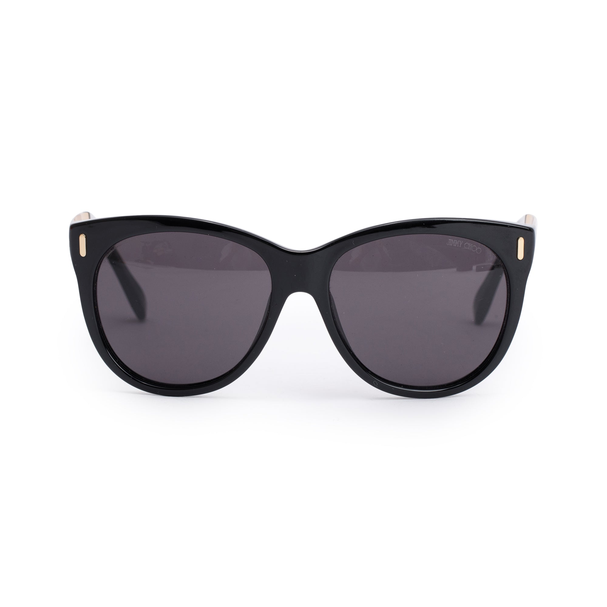 Jimmy Choo Ally/S Black Acetate Oversize Sunglasses