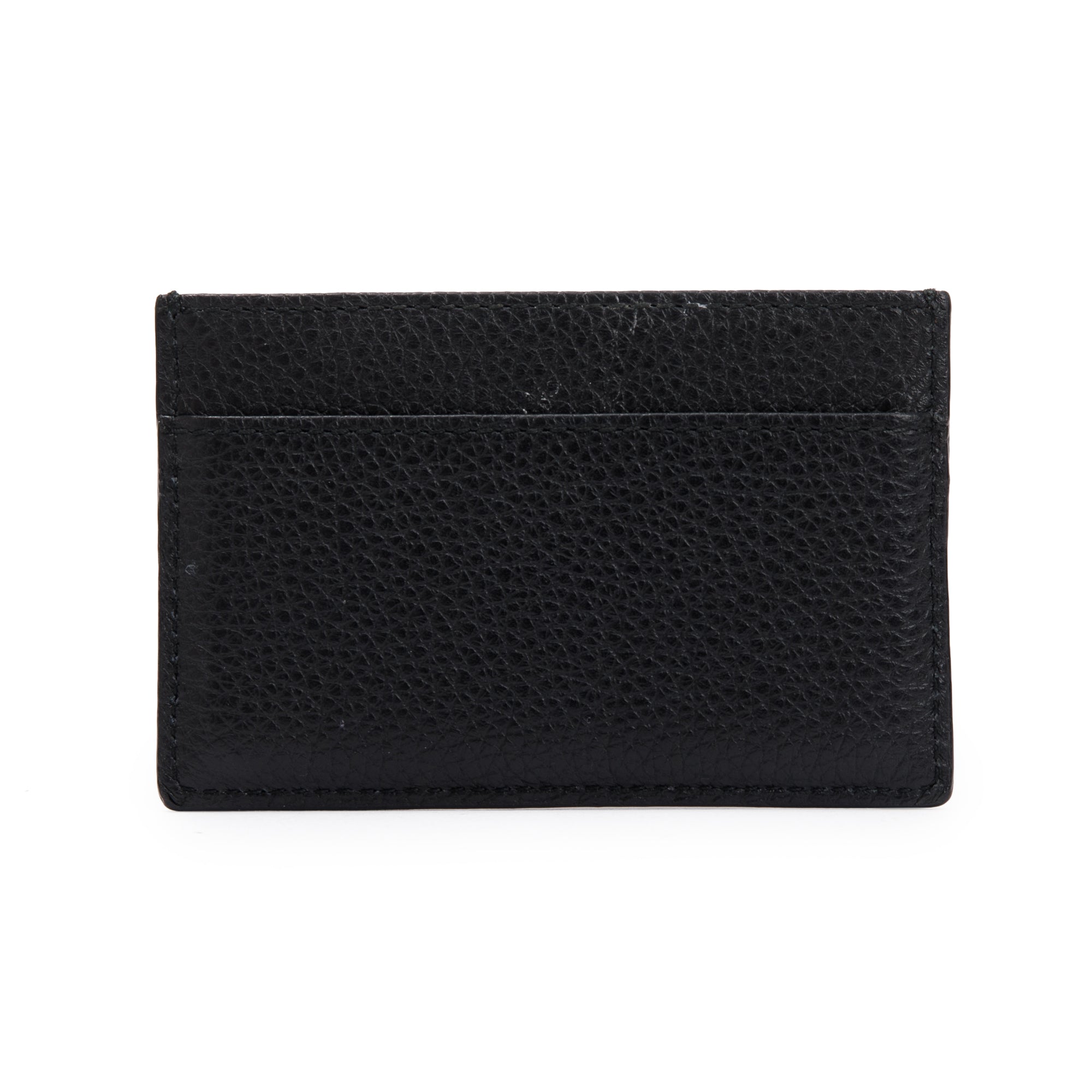 Jimmy Choo Black Leather Card Holder w/ Box