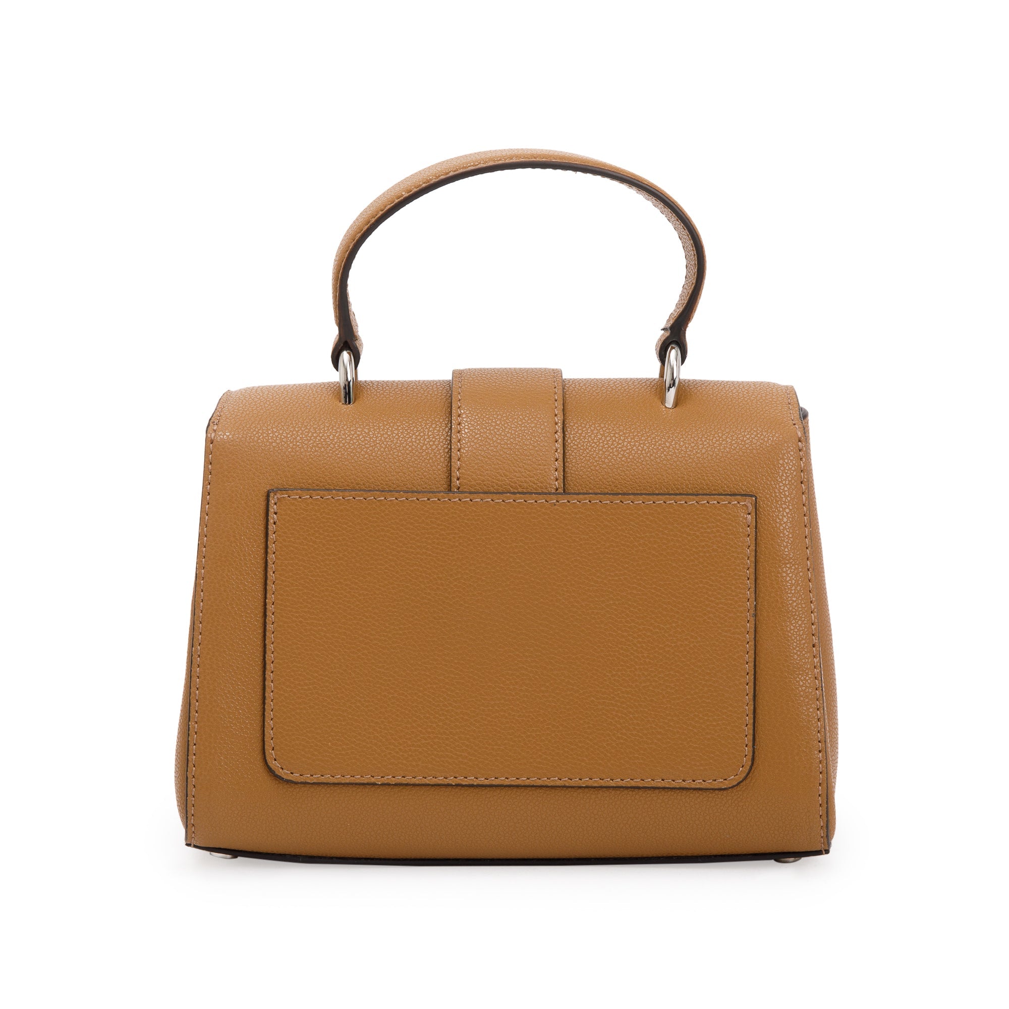 Jimmy Choo Brown Calfskin Leather Small Cheri Top Handle Bag w/ Authenticity Card