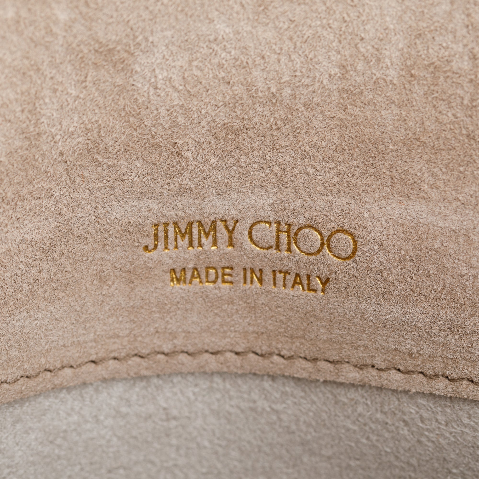 Jimmy Choo Gold Glitter Rosetta Envelope Clutch w/ Authenticity Card