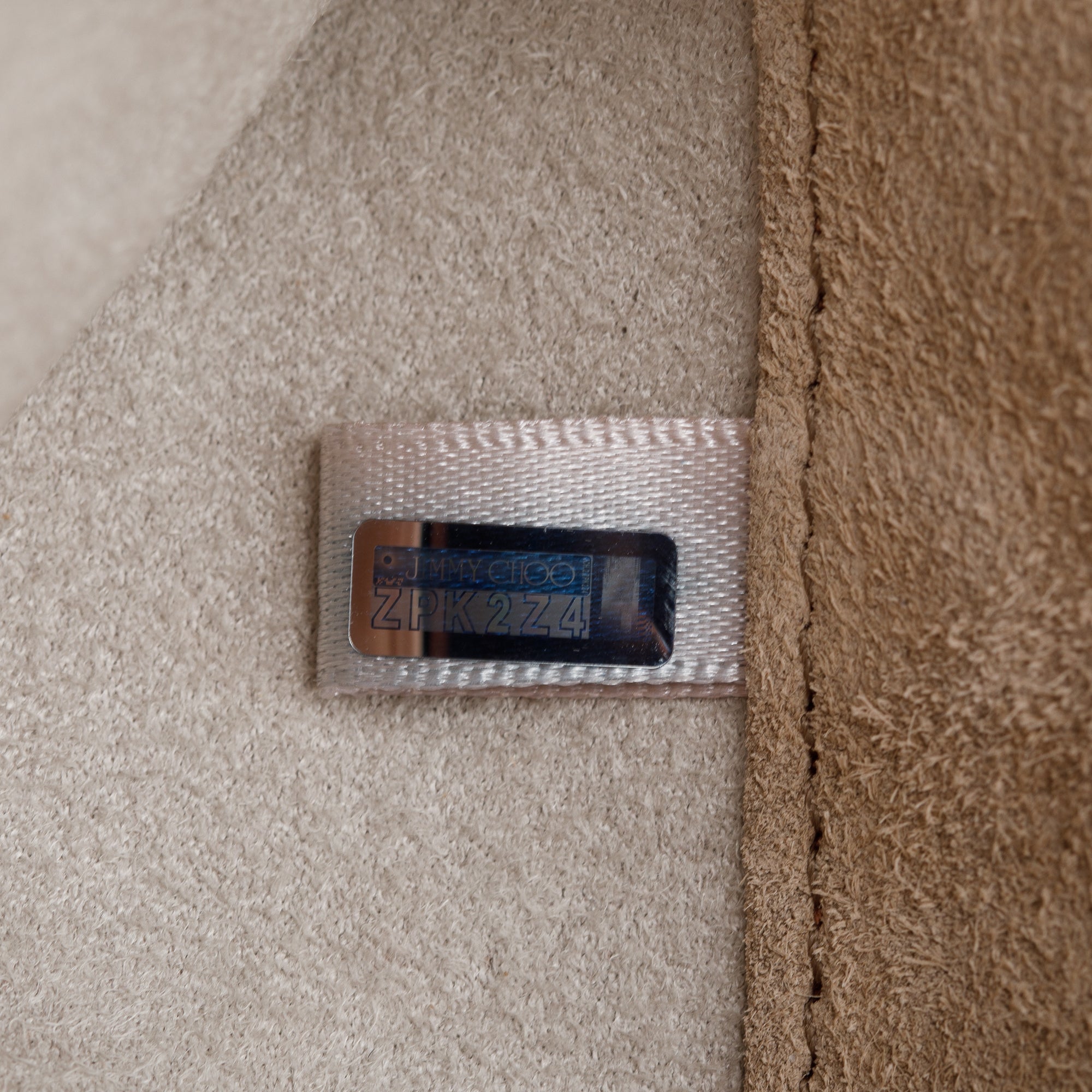 Jimmy Choo Gold Glitter Rosetta Envelope Clutch w/ Authenticity Card